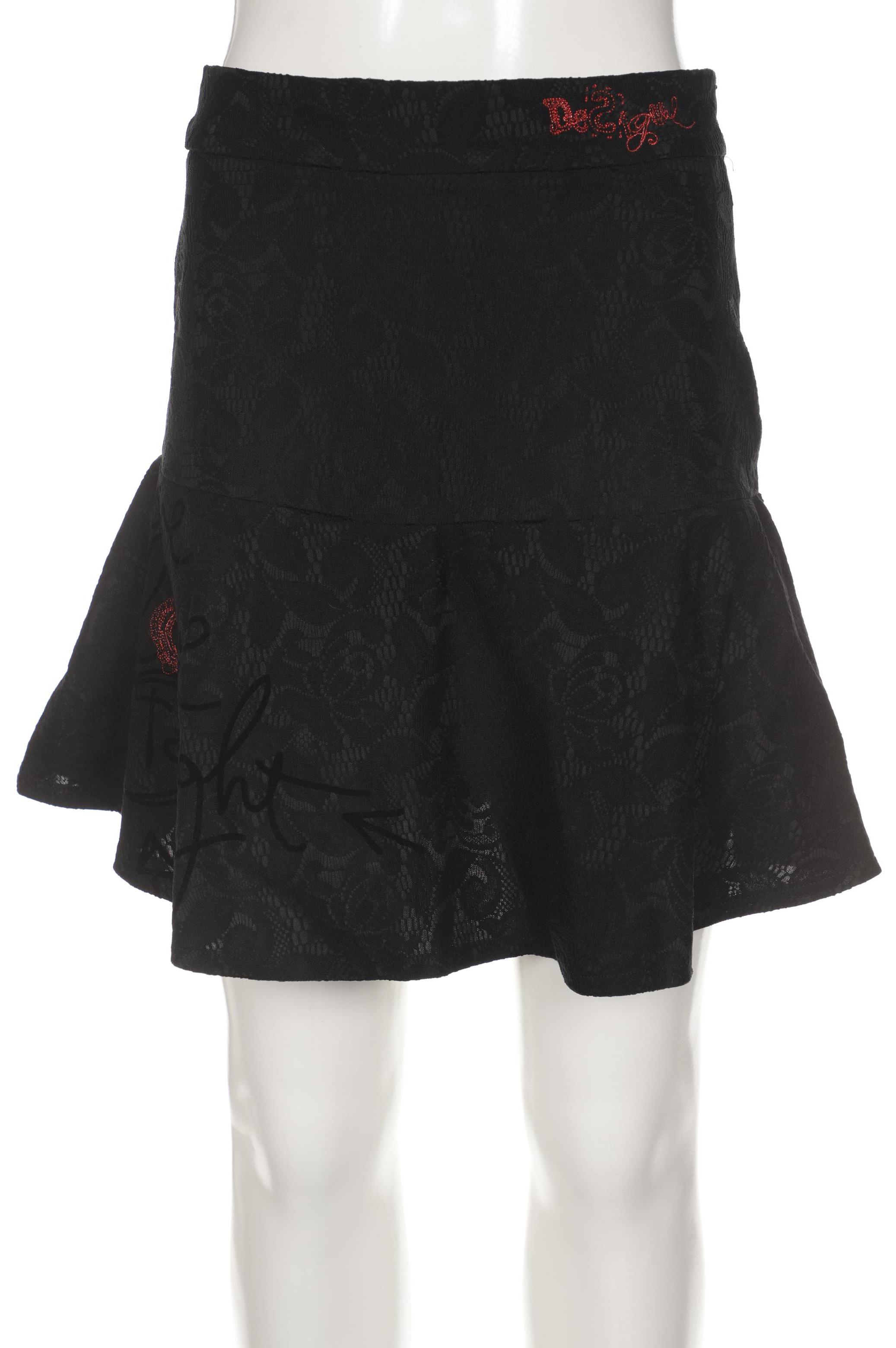 

Desigual Damen Rock, schwarz, Gr. 38