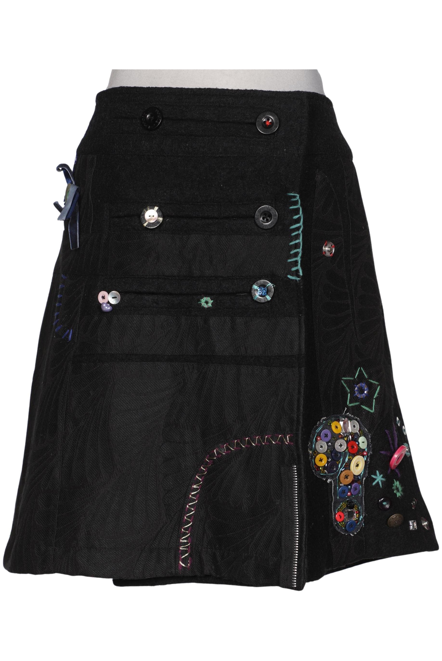 

Desigual Damen Rock, schwarz, Gr. 36
