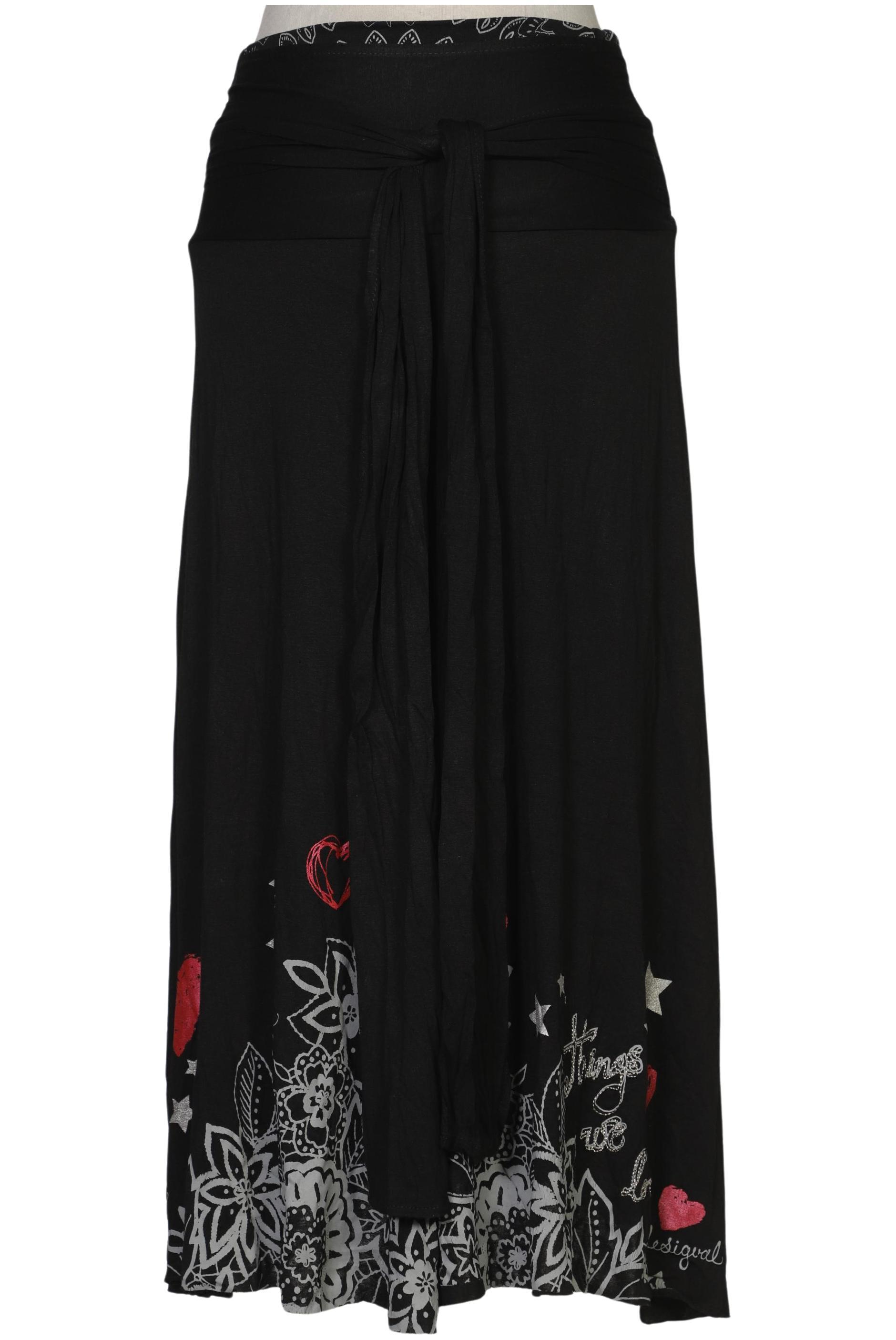 

Desigual Damen Rock, schwarz, Gr. 34