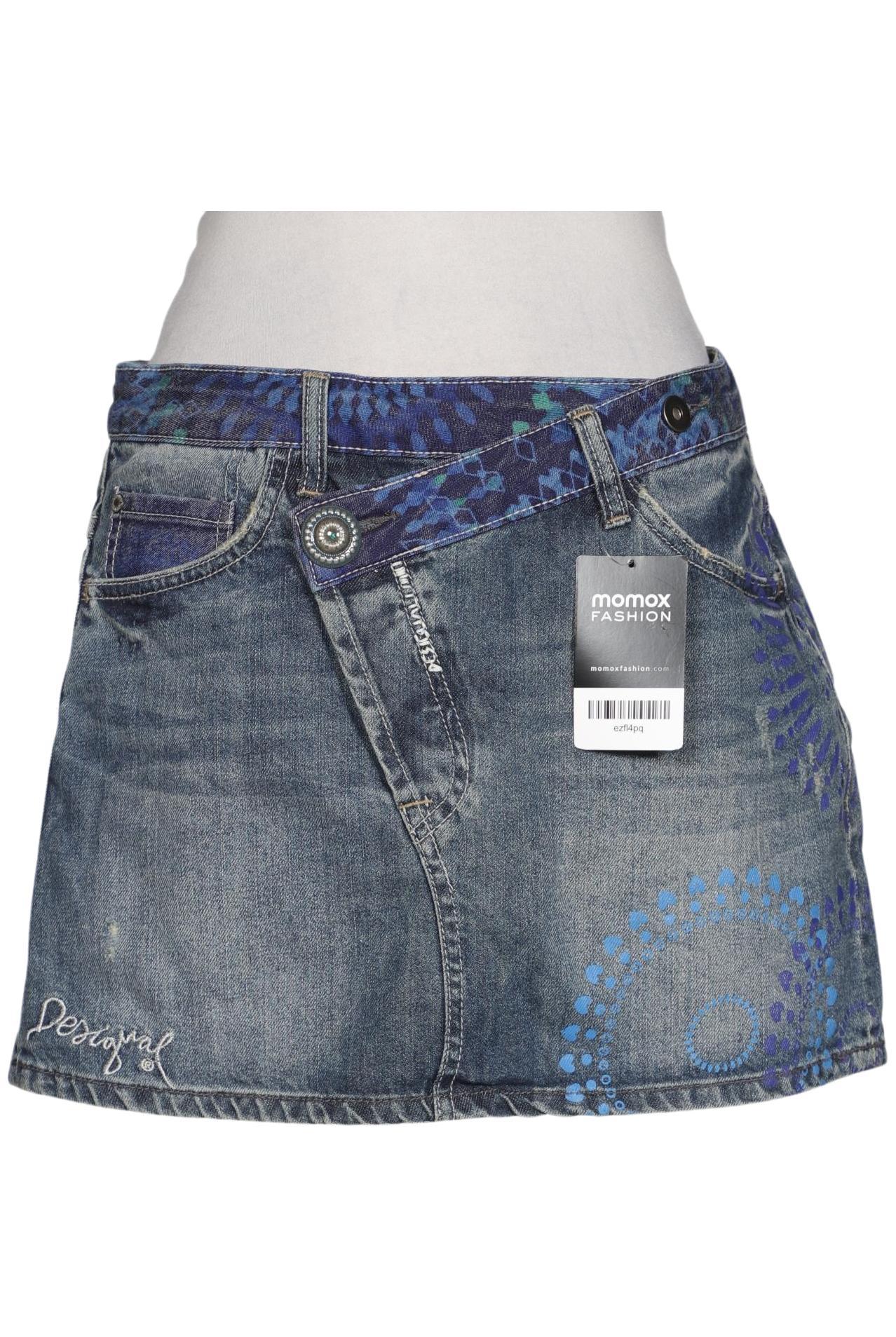 

Desigual Damen Rock, marineblau, Gr. 38