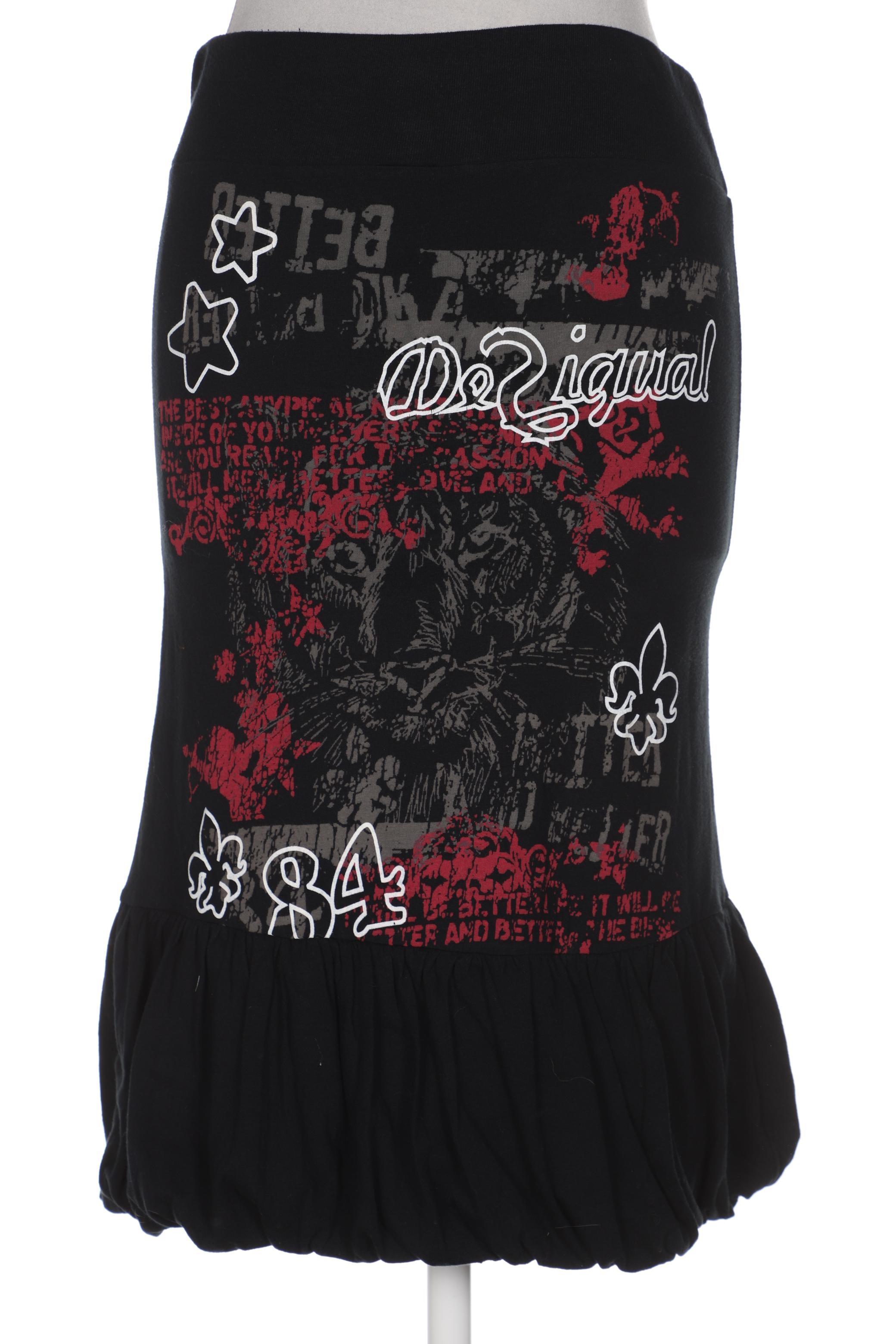 

Desigual Damen Rock, schwarz, Gr. 36