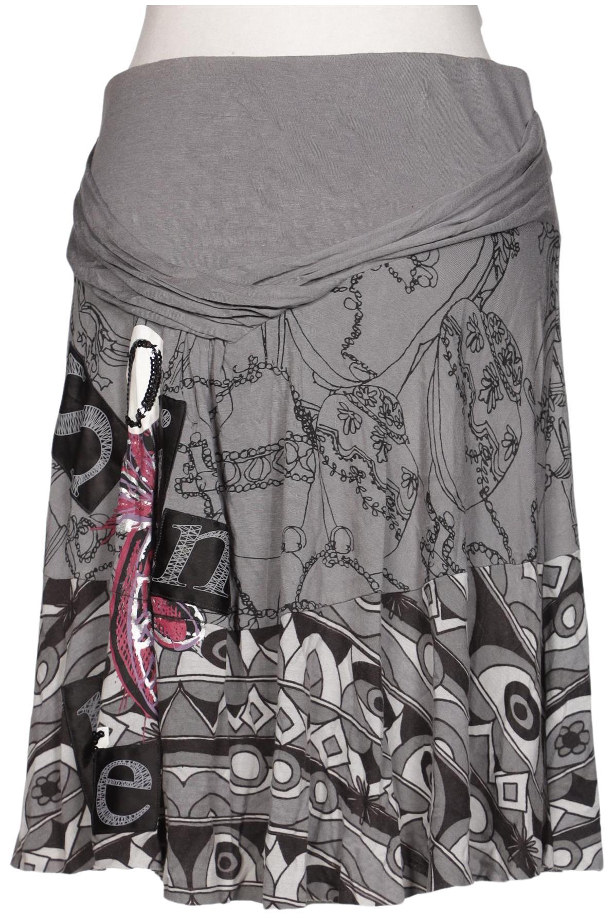 

Desigual Damen Rock, grau, Gr. 28