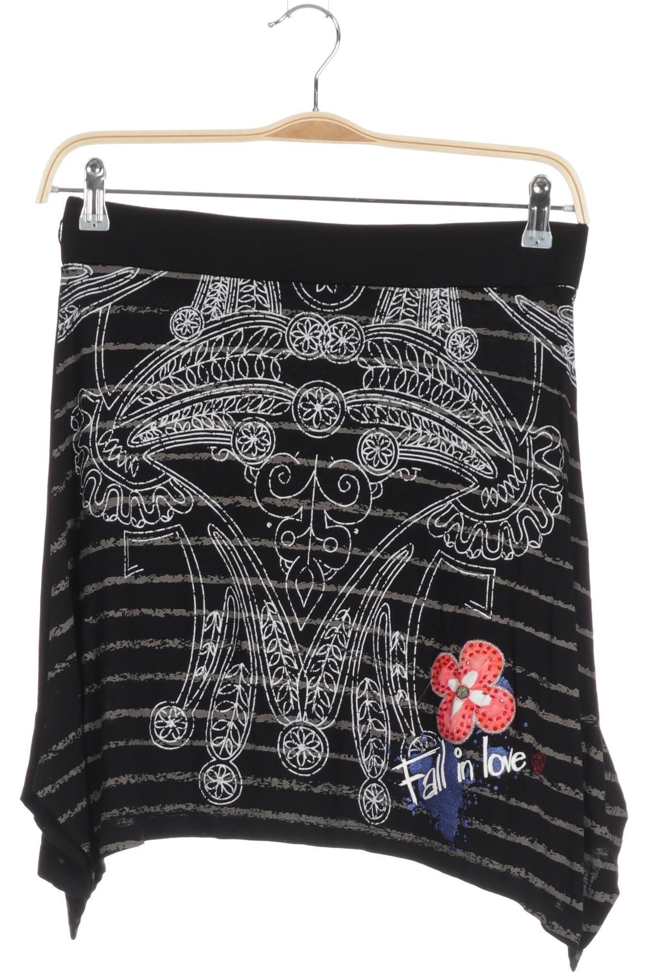 

Desigual Damen Rock, schwarz, Gr.