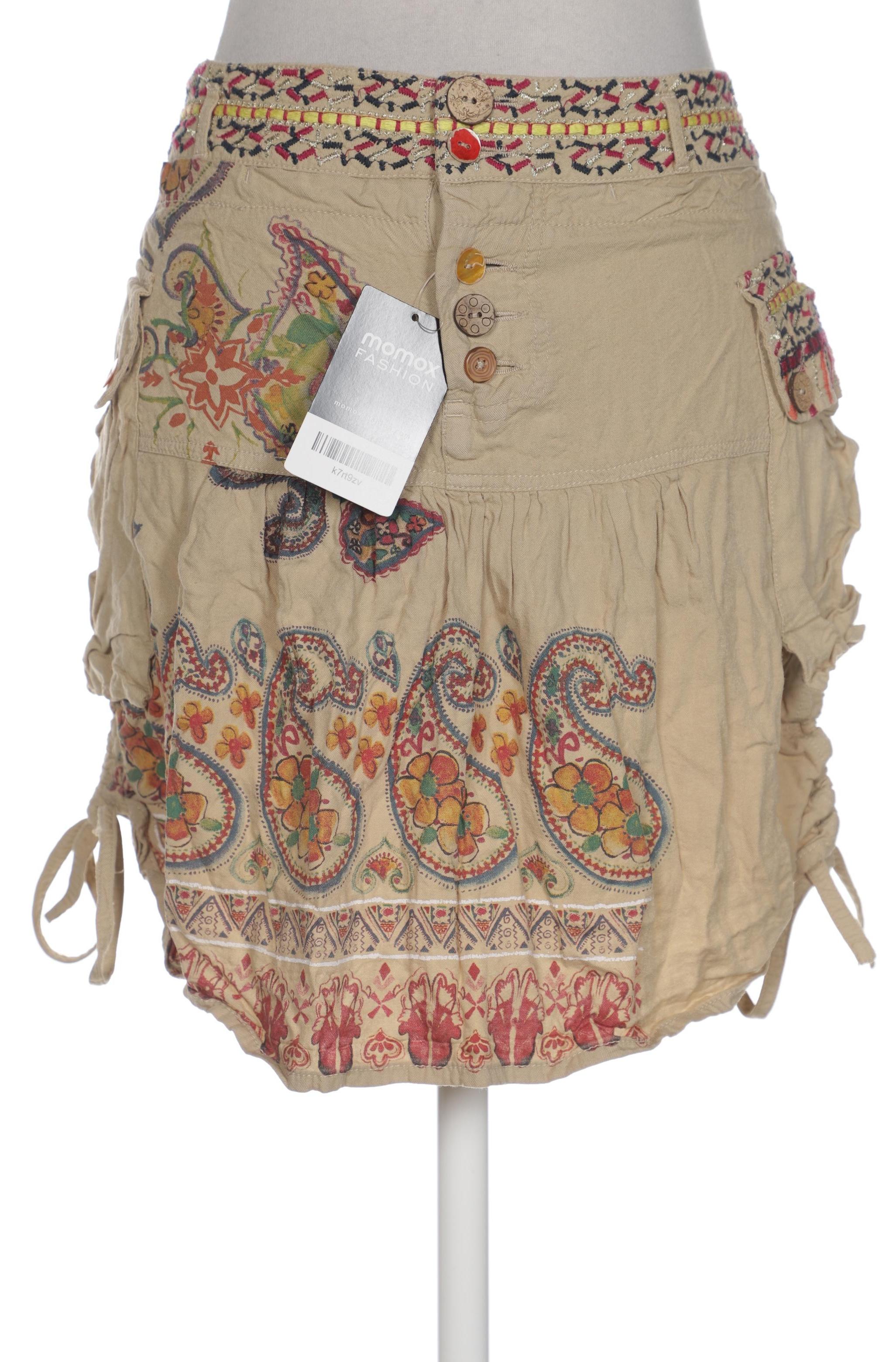 

Desigual Damen Rock, beige, Gr. 40