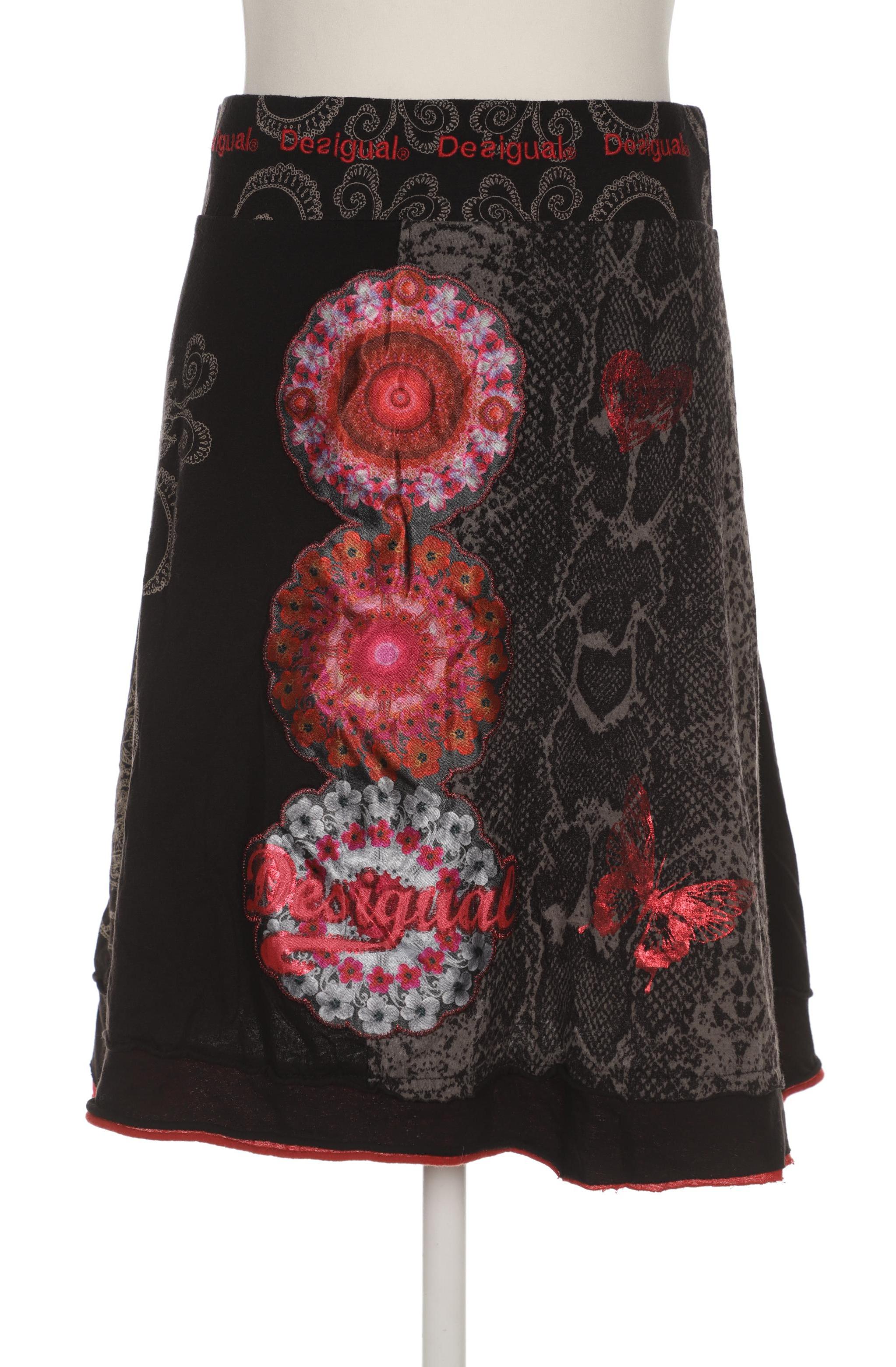 

Desigual Damen Rock, schwarz, Gr. 38