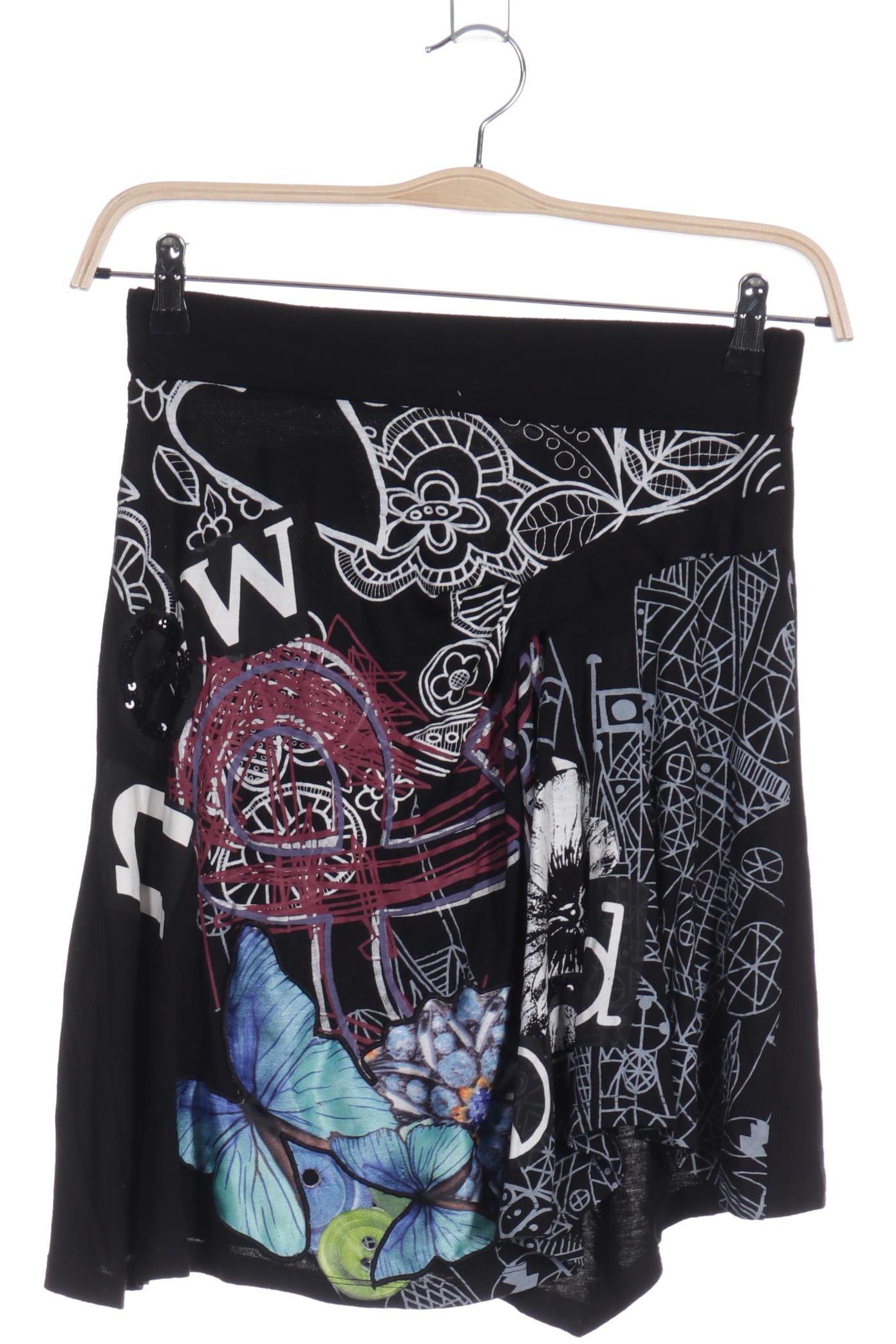 

Desigual Damen Rock, schwarz, Gr.
