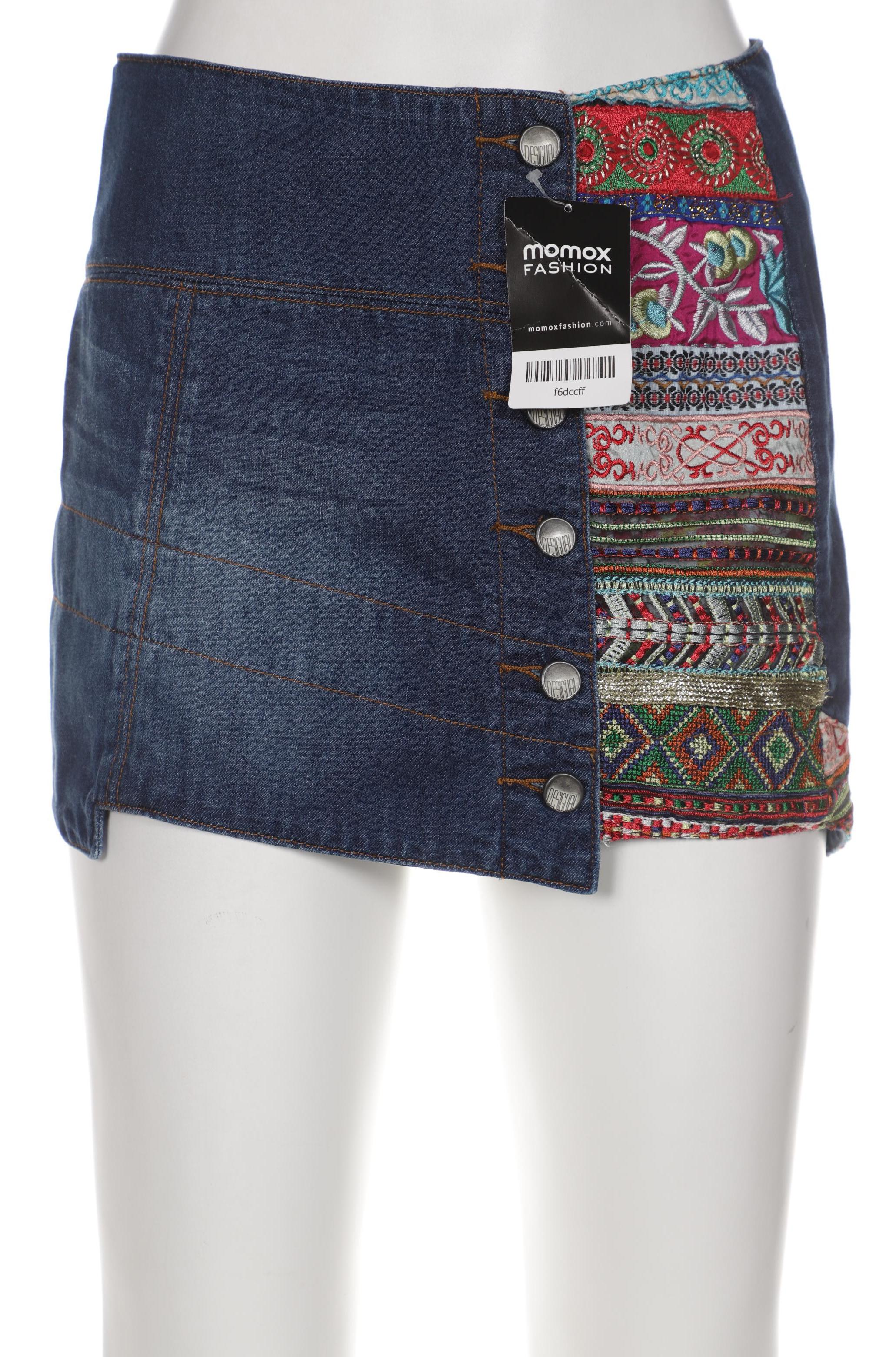 

Desigual Damen Rock, blau, Gr. 34