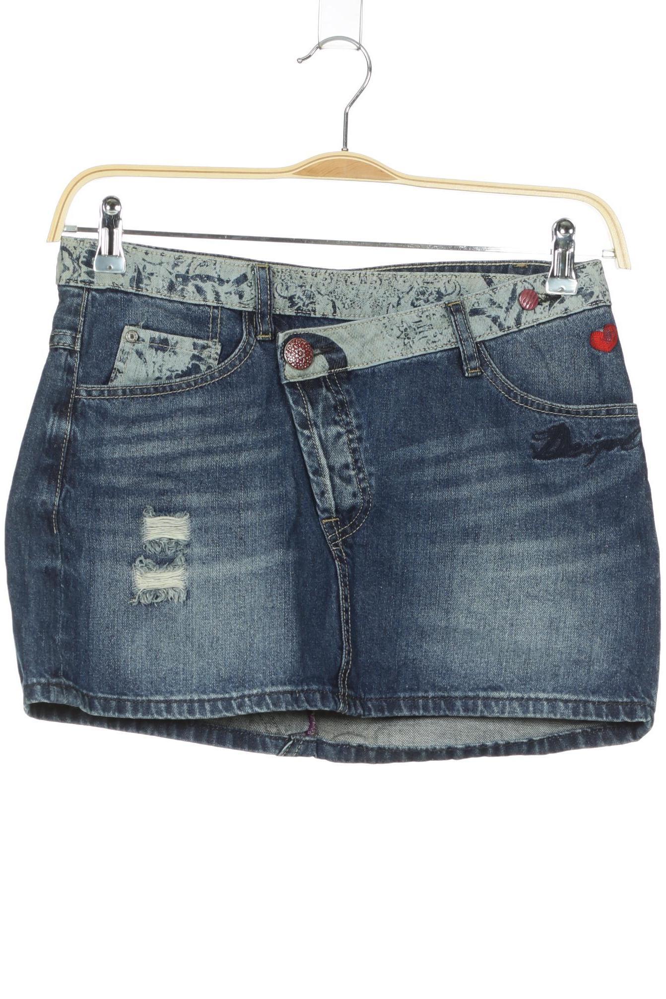 

Desigual Damen Rock, blau, Gr. 38