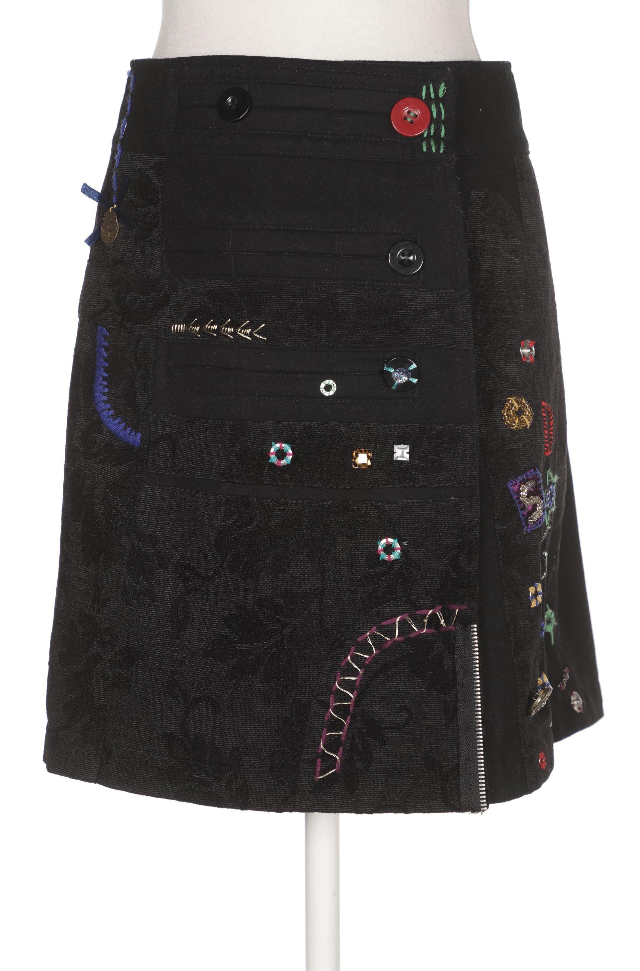 

Desigual Damen Rock, schwarz, Gr. 40