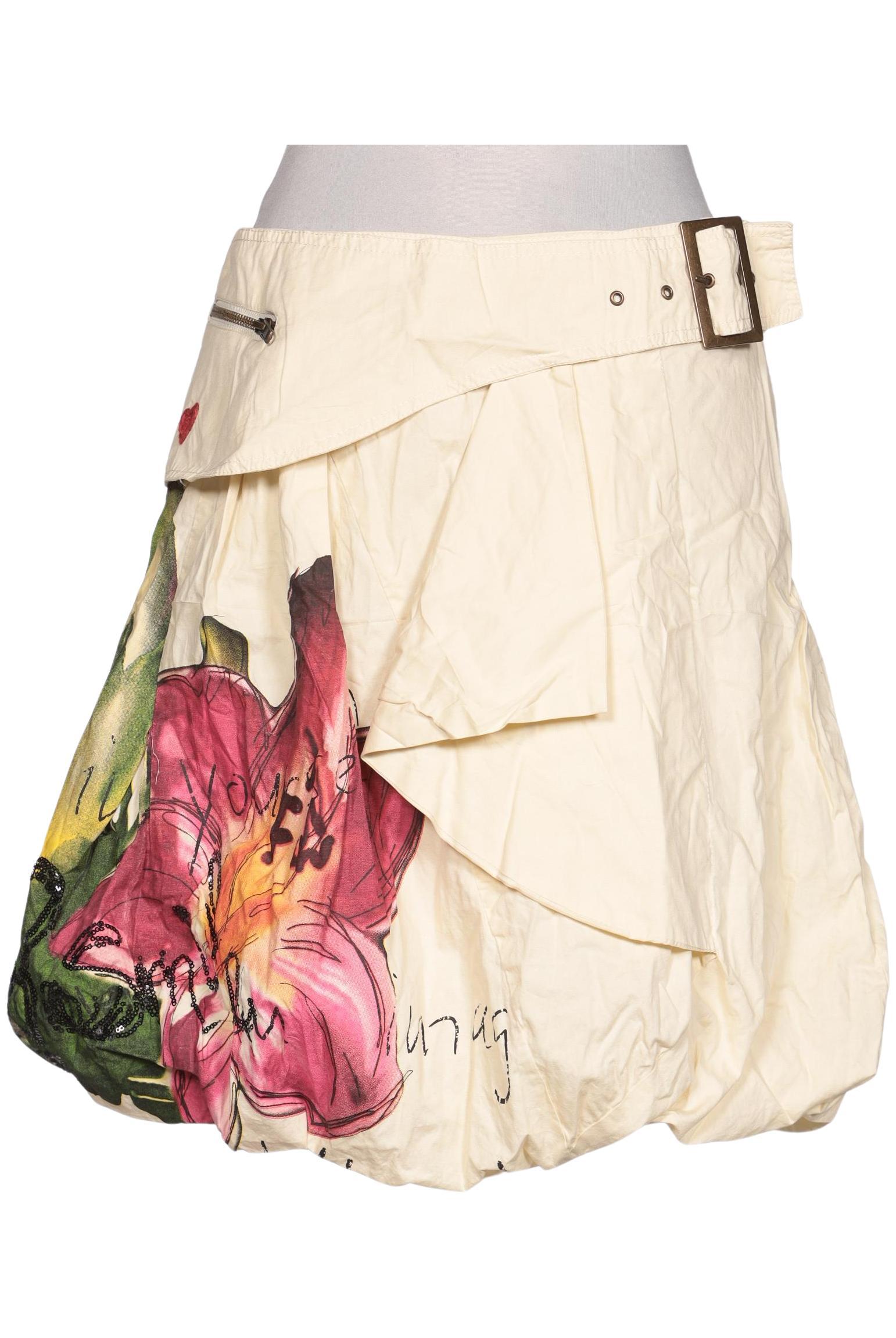 

Desigual Damen Rock, cremeweiß, Gr. 36