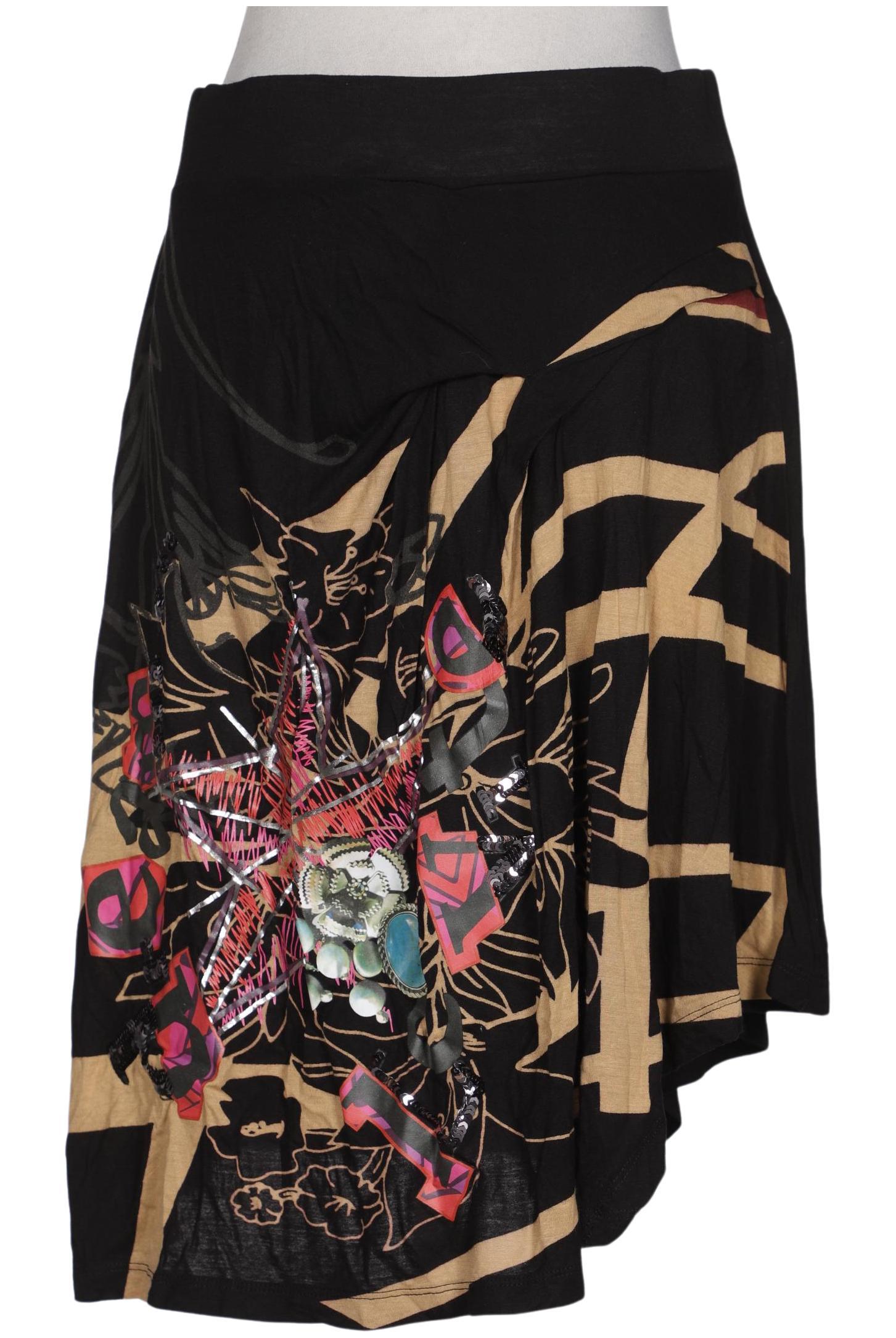 

Desigual Damen Rock, schwarz, Gr. 38