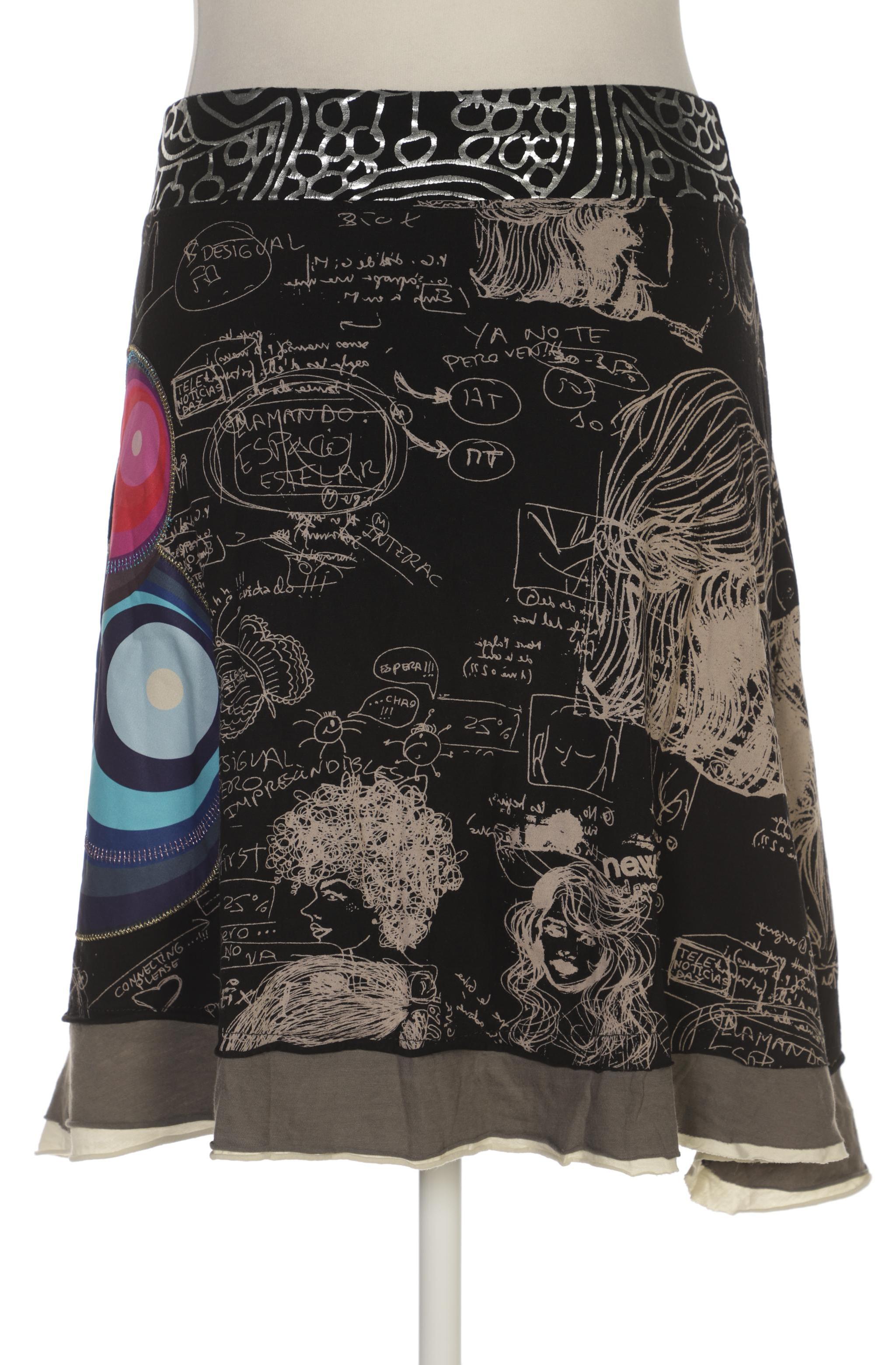 

Desigual Damen Rock, schwarz, Gr. 42