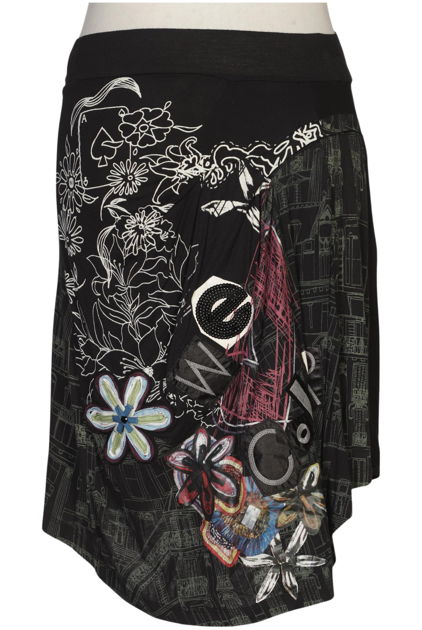 

Desigual Damen Rock, schwarz, Gr. 44