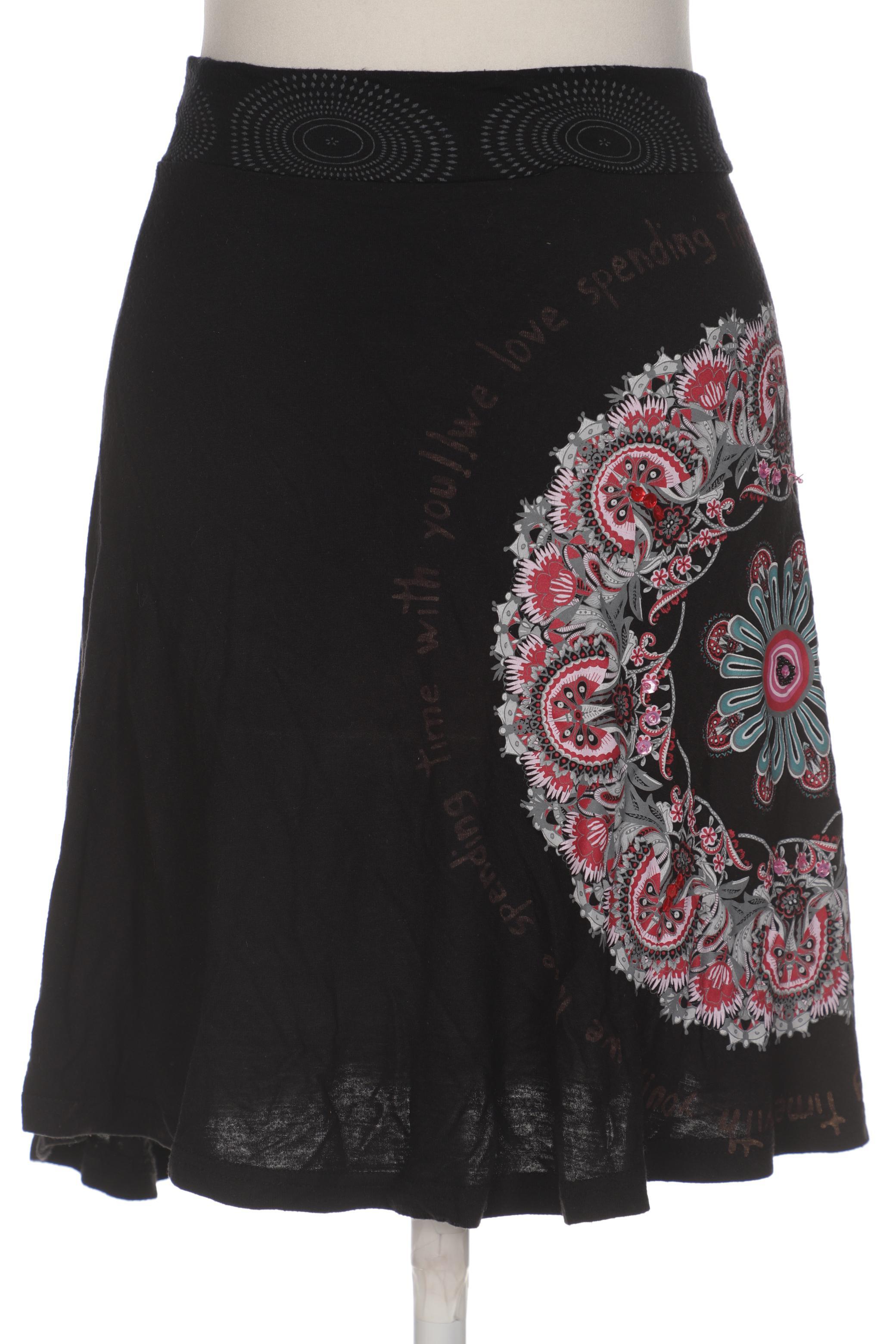 

Desigual Damen Rock, schwarz, Gr. 38