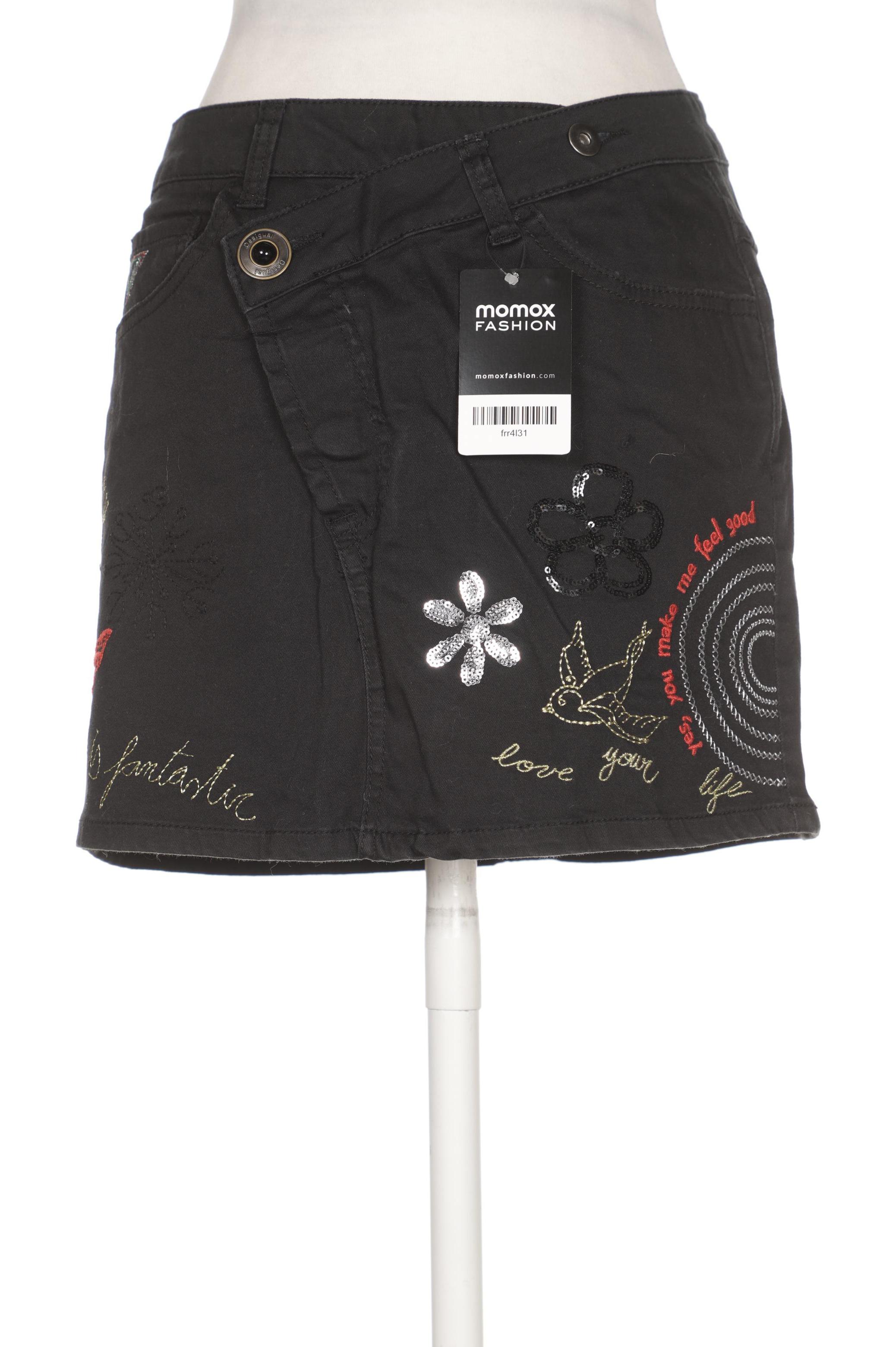 

Desigual Damen Rock, schwarz, Gr. 36