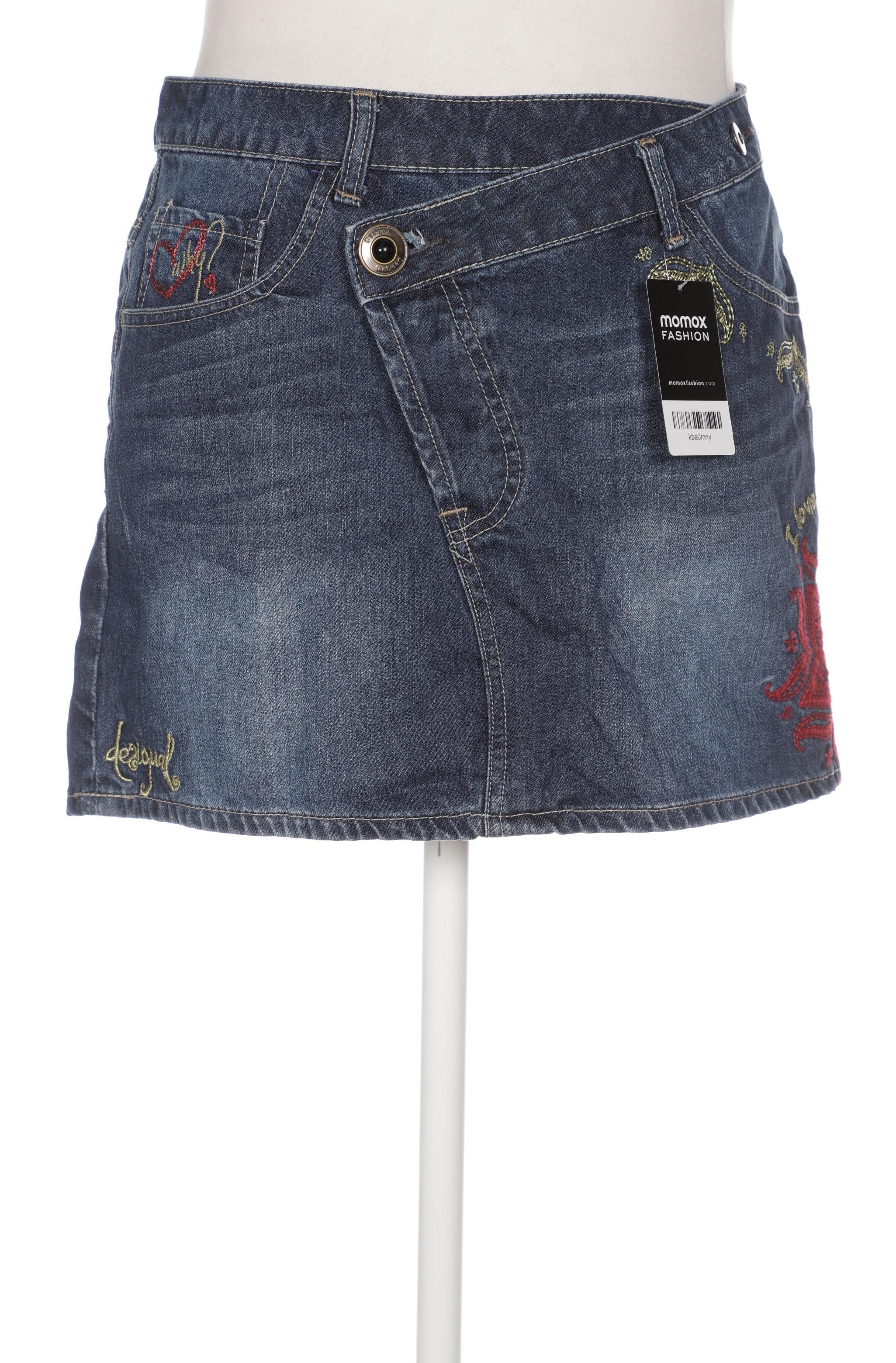 

Desigual Damen Rock, marineblau, Gr. 42
