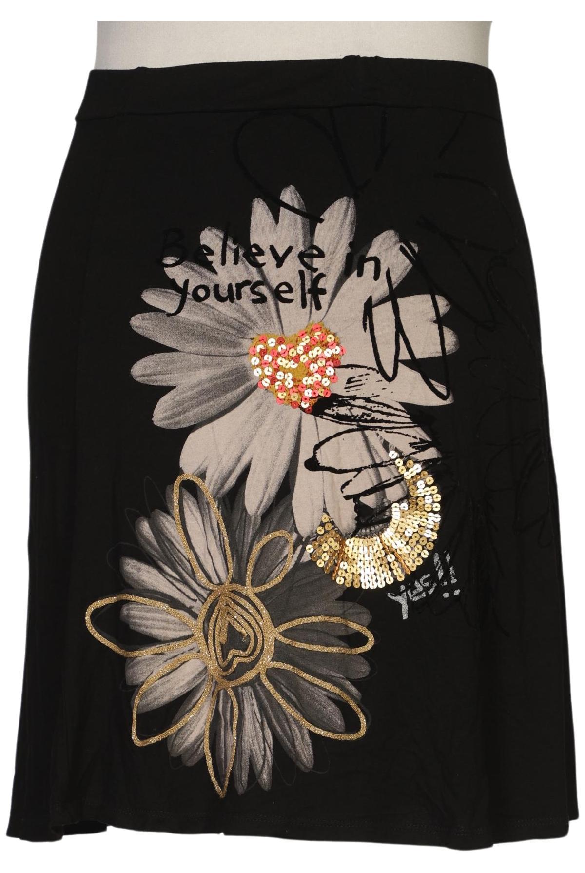 

Desigual Damen Rock, schwarz, Gr. 42