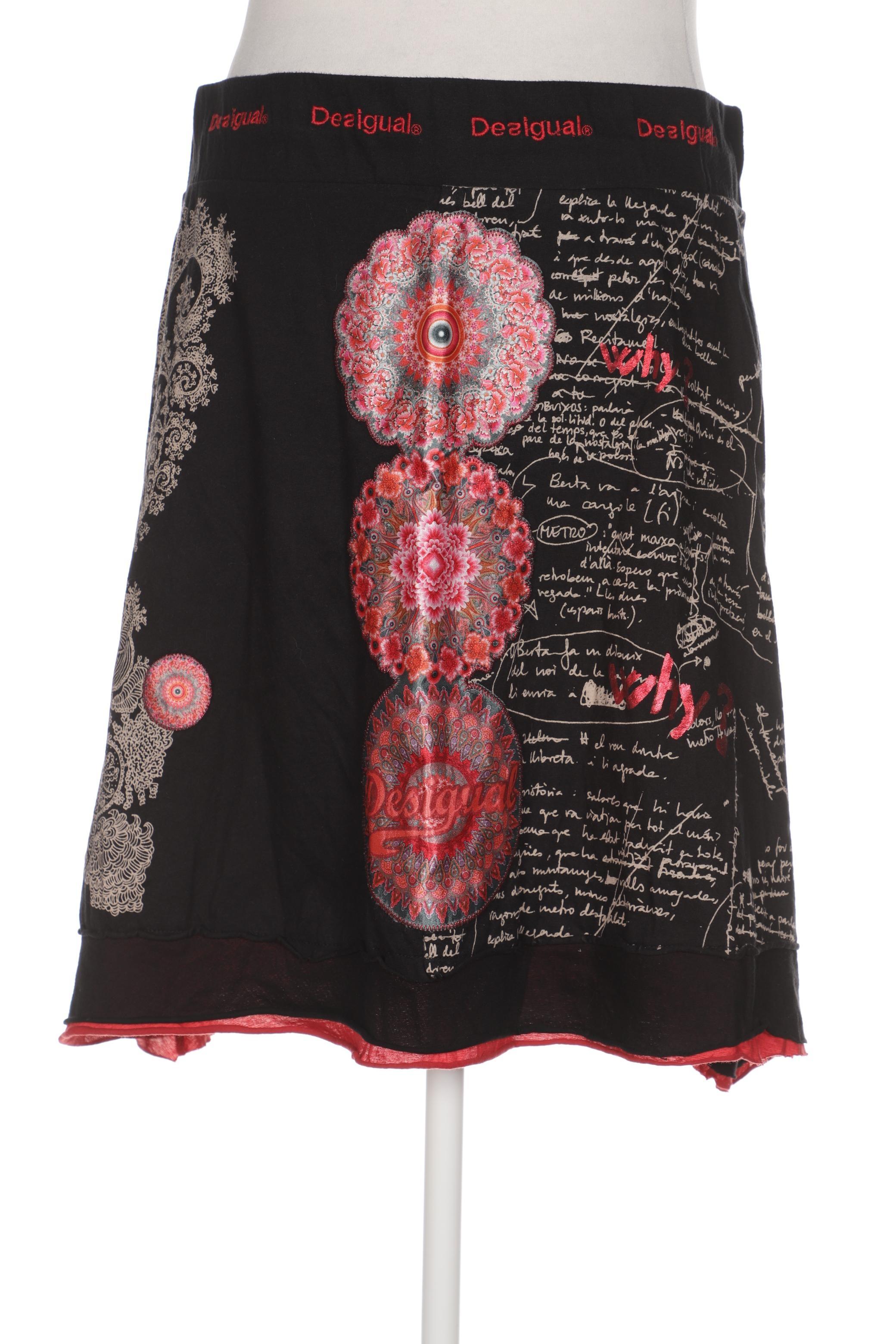 

Desigual Damen Rock, schwarz, Gr. 46