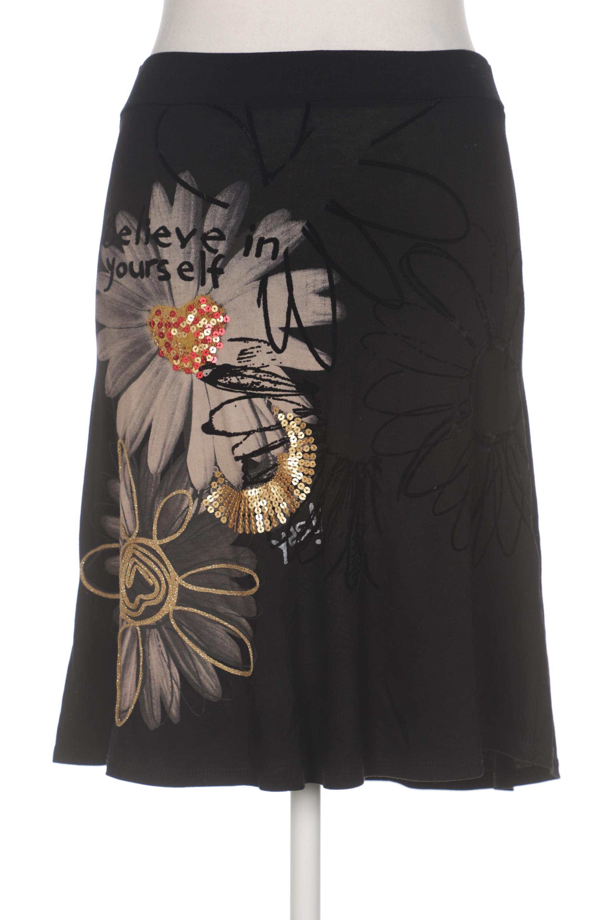 

Desigual Damen Rock, schwarz, Gr. 34