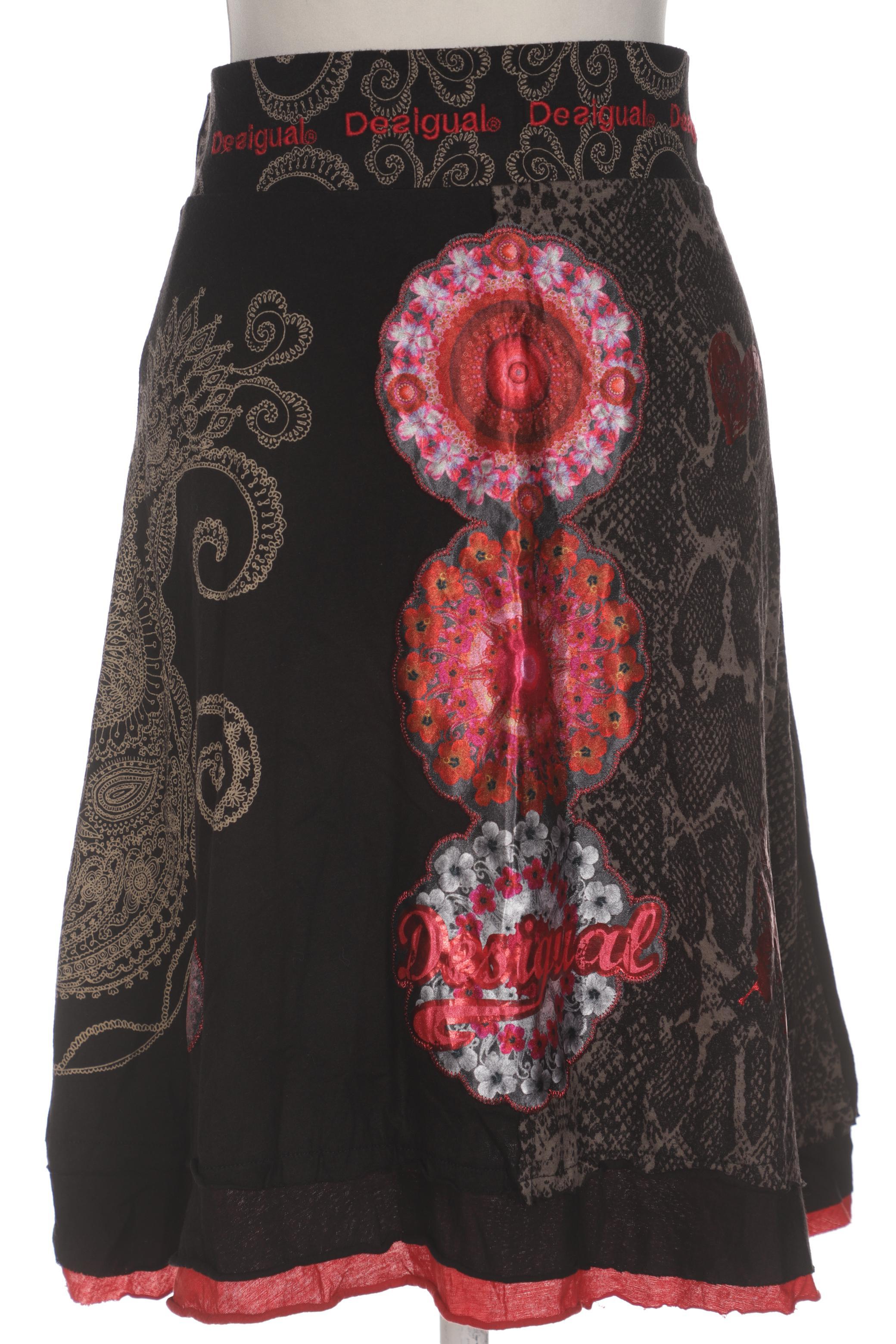

Desigual Damen Rock, schwarz, Gr. 38