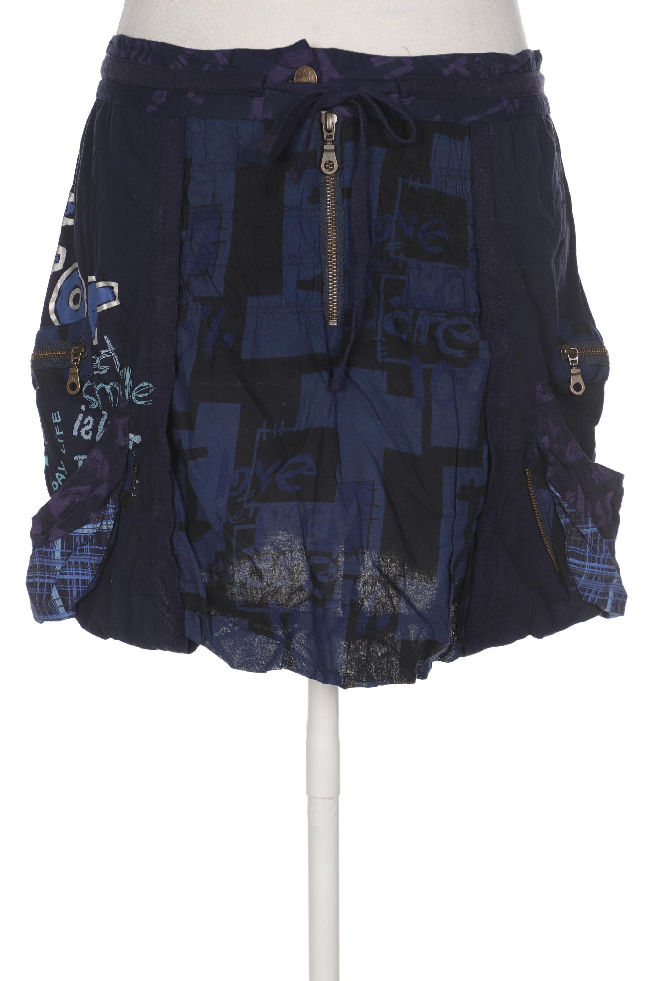 

Desigual Damen Rock, marineblau, Gr. 42