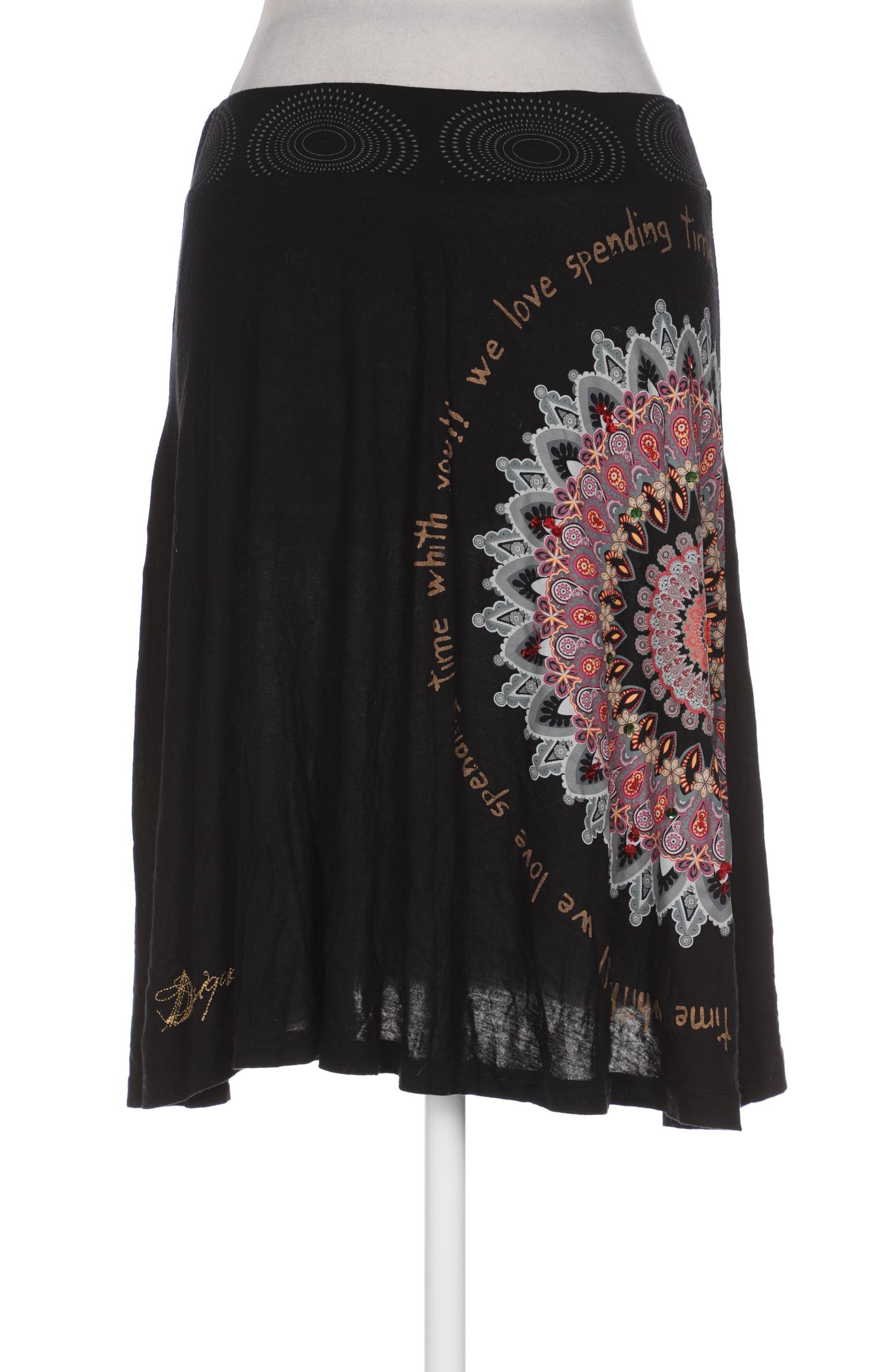 

Desigual Damen Rock, schwarz, Gr. 38