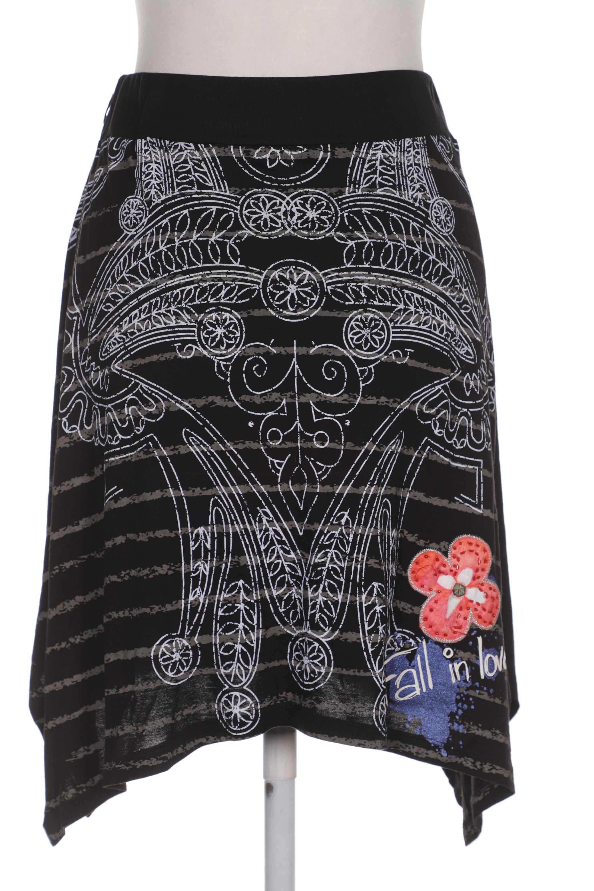 

Desigual Damen Rock, schwarz, Gr. 38