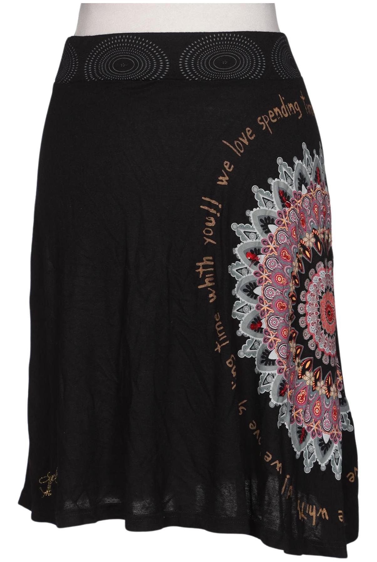 

Desigual Damen Rock, schwarz, Gr. 38