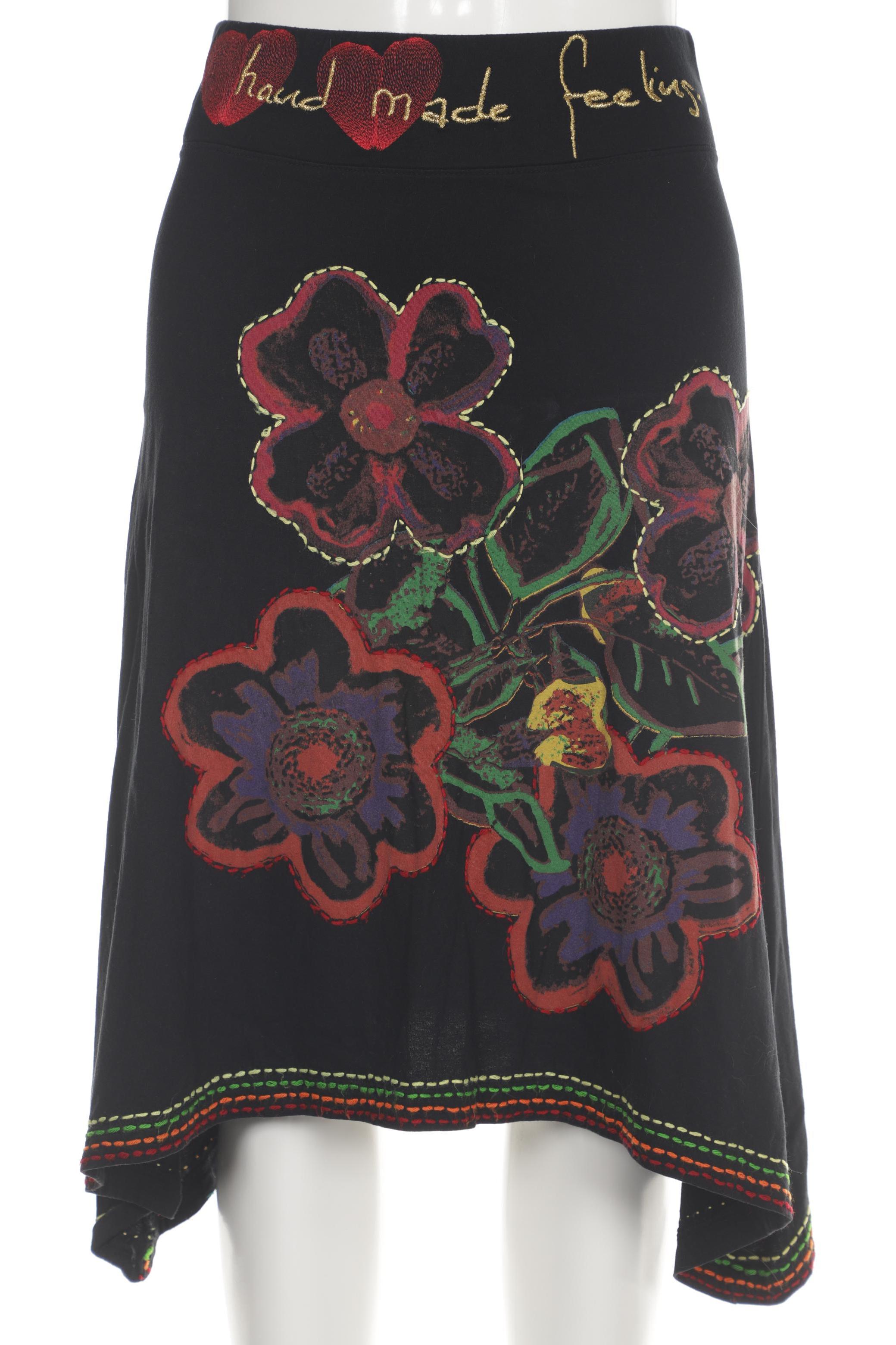 

Desigual Damen Rock, schwarz