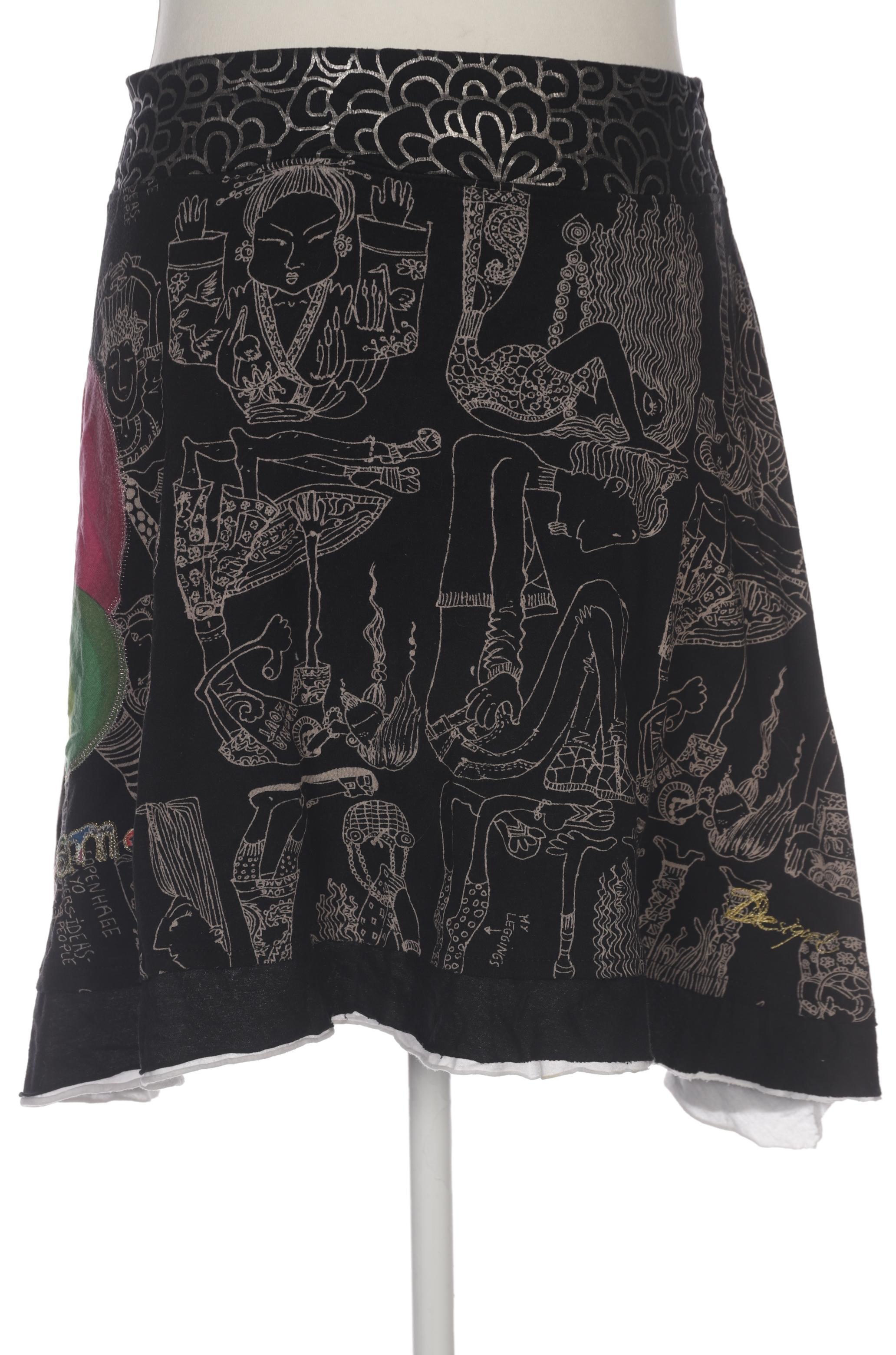 

Desigual Damen Rock, schwarz, Gr. 44