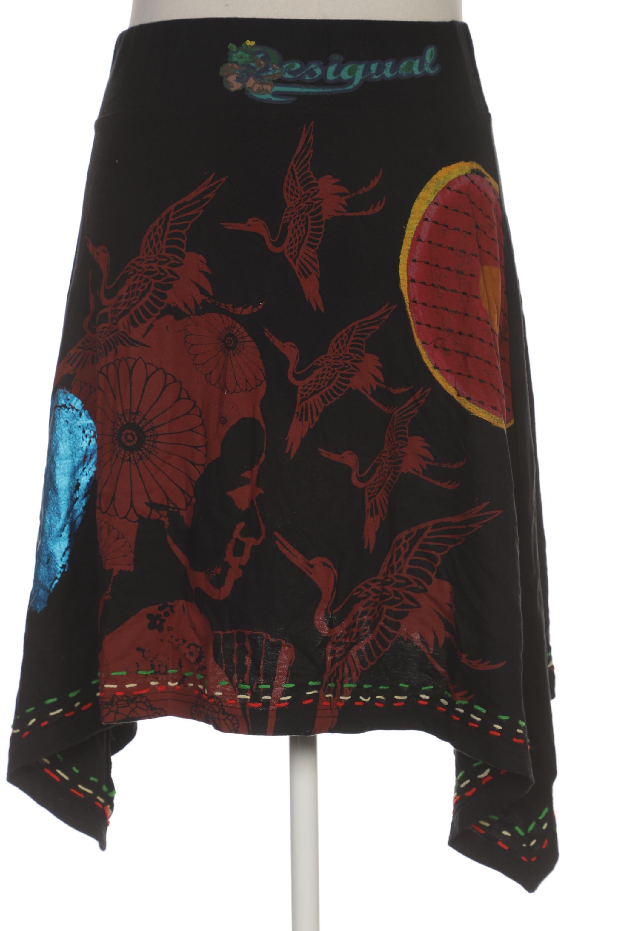 

Desigual Damen Rock, schwarz, Gr. 44