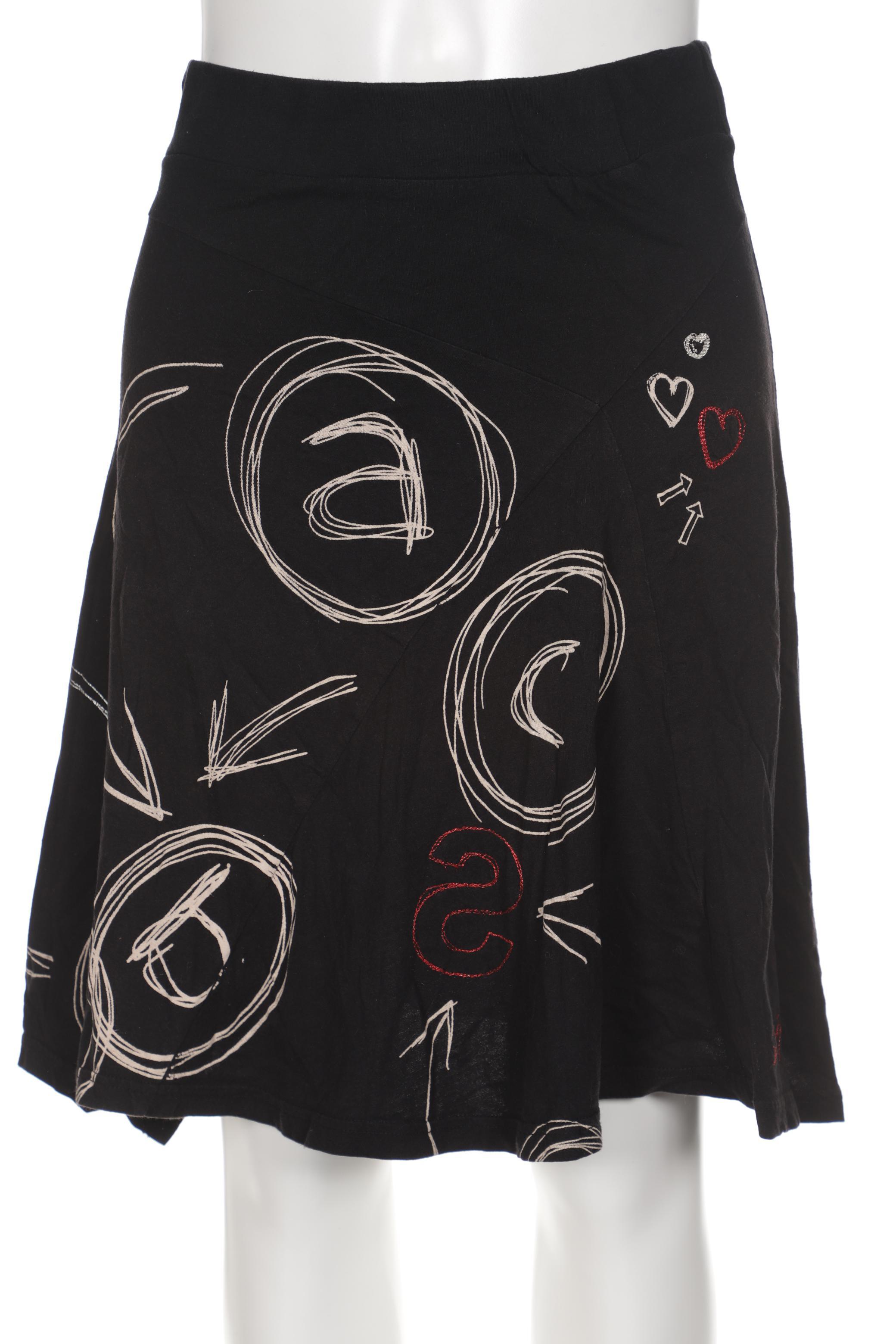 

Desigual Damen Rock, schwarz, Gr. 44