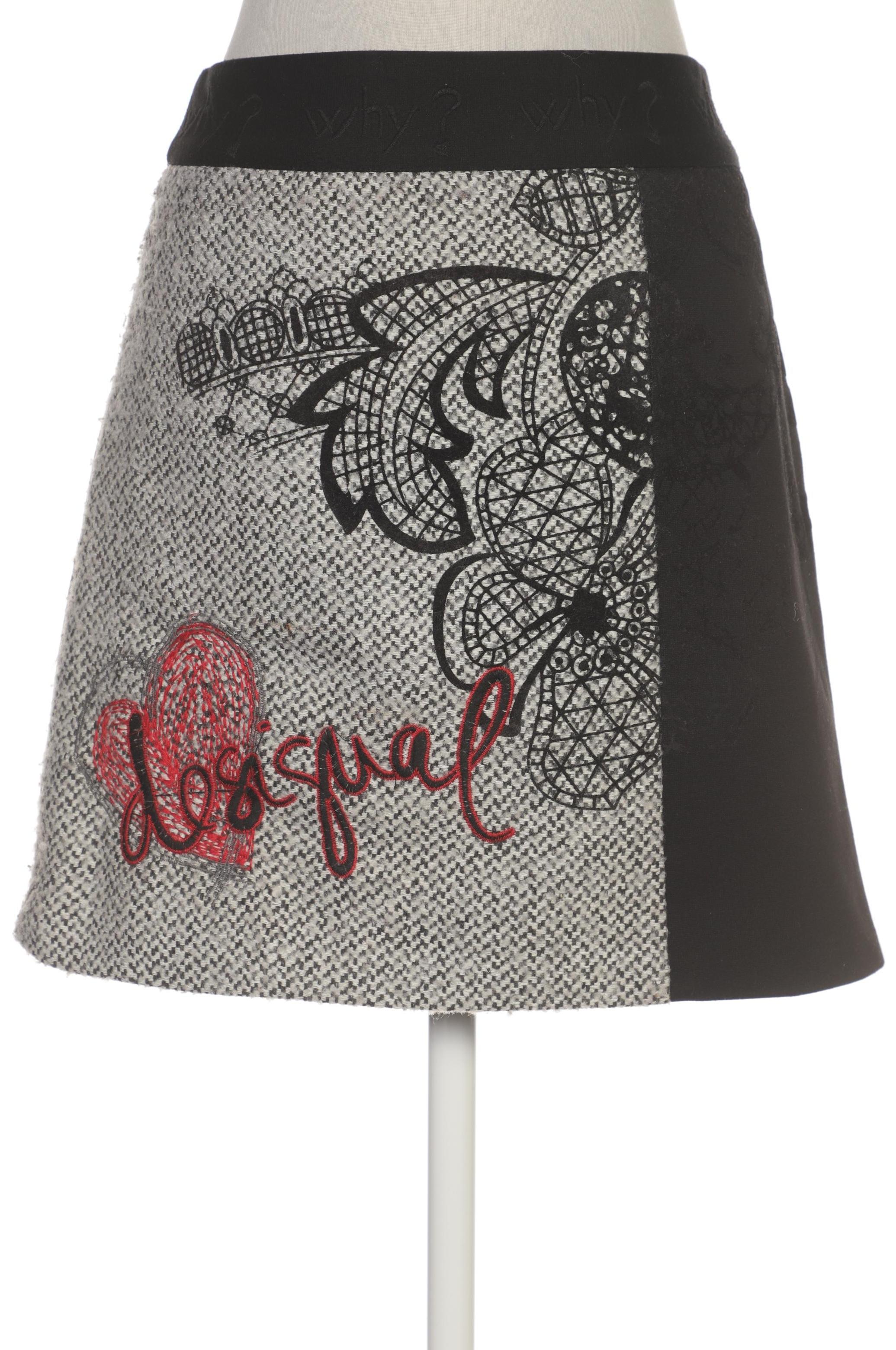 

Desigual Damen Rock, schwarz, Gr. 38