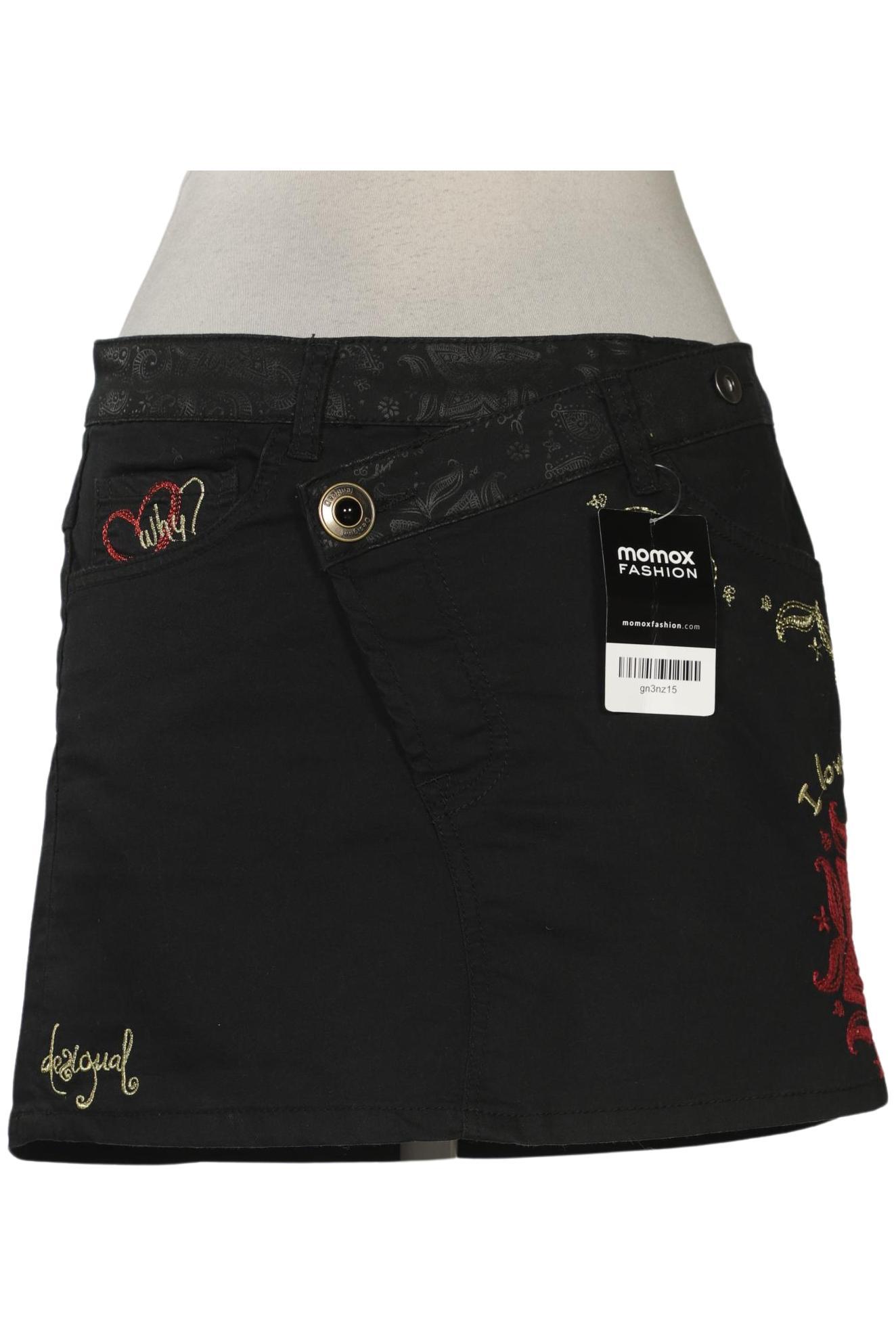 

Desigual Damen Rock, schwarz, Gr. 36
