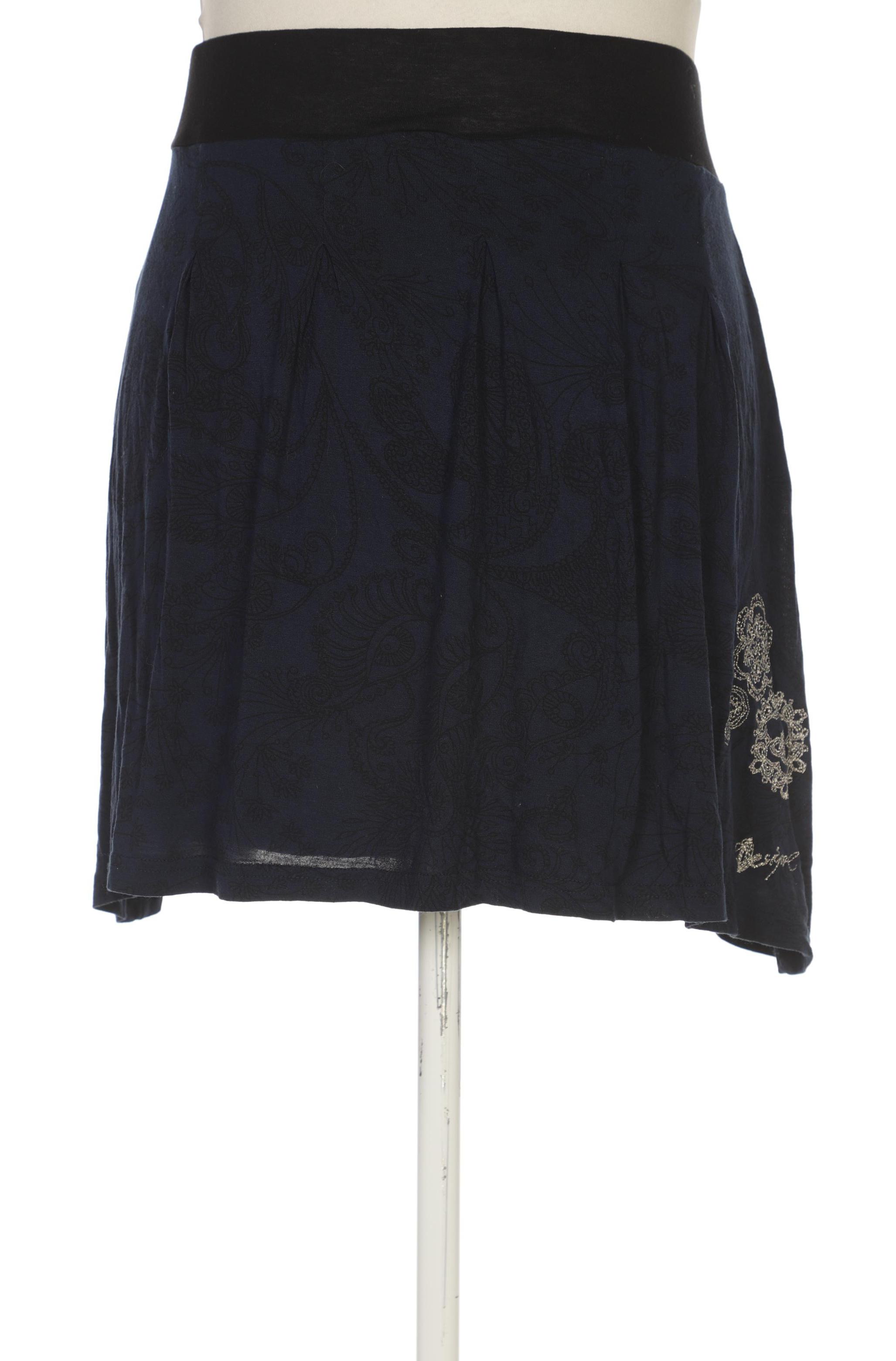 

Desigual Damen Rock, marineblau, Gr. 44