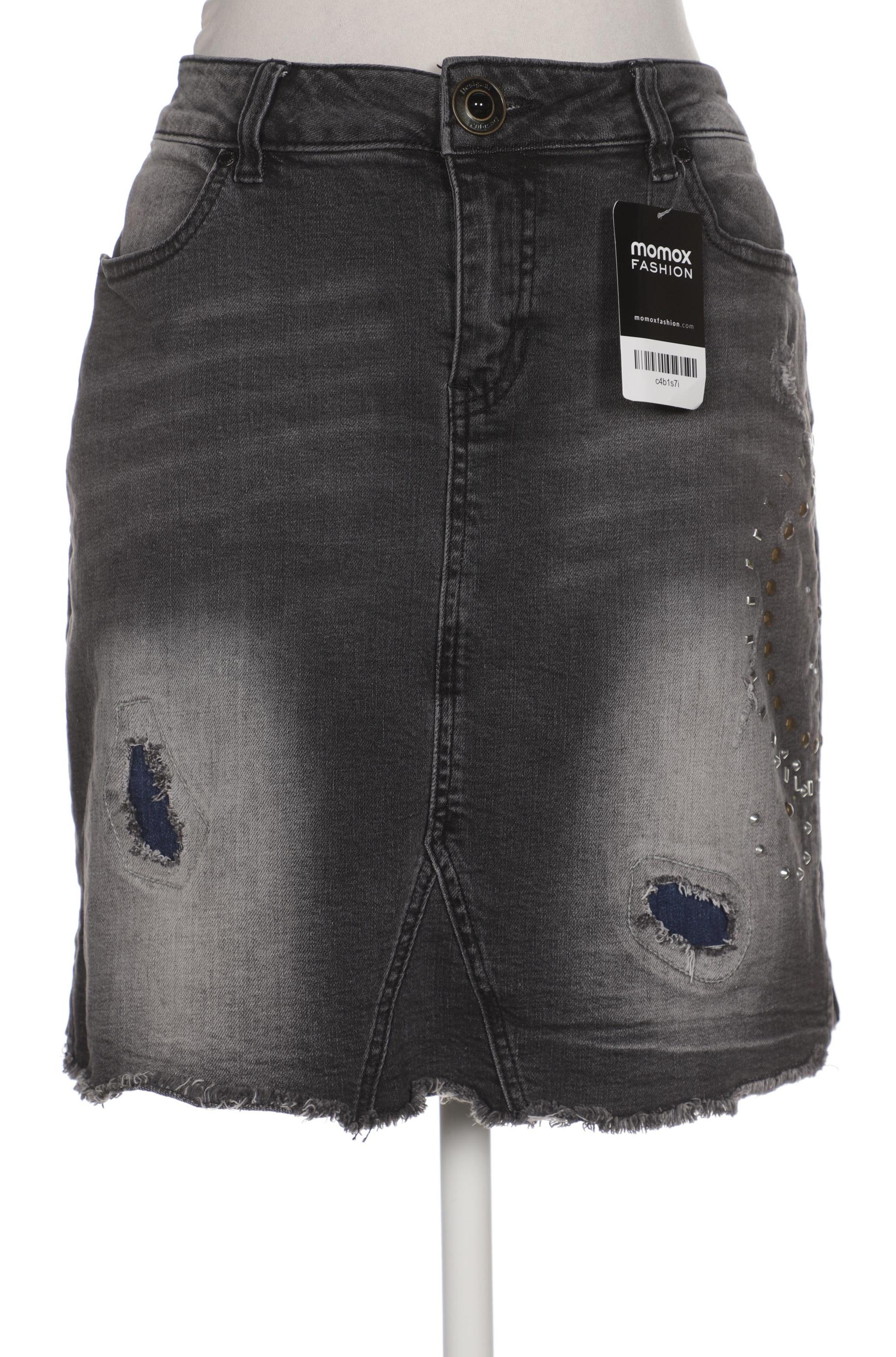 

Desigual Damen Rock, grau, Gr. 40