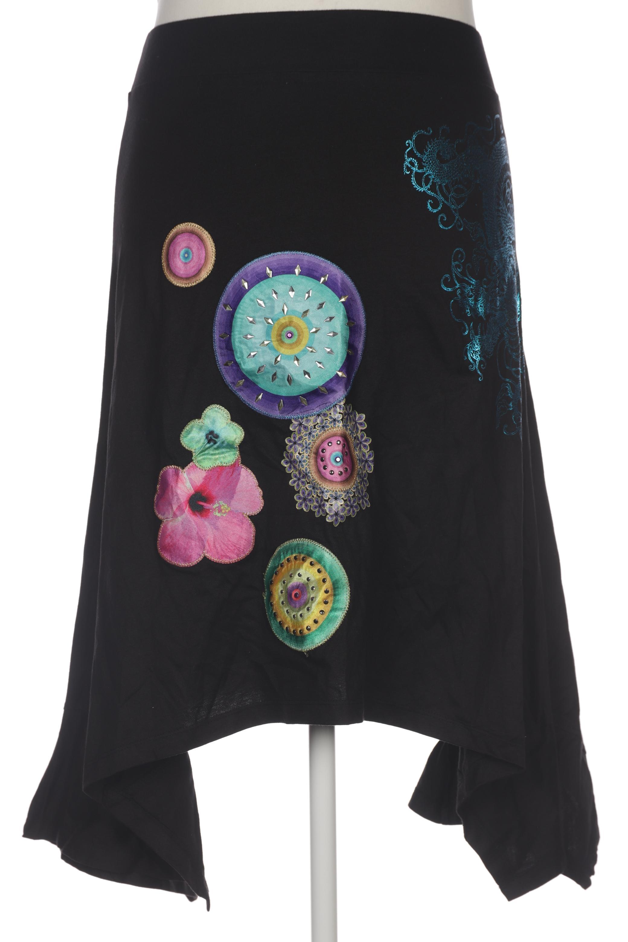 

Desigual Damen Rock, schwarz, Gr. 42