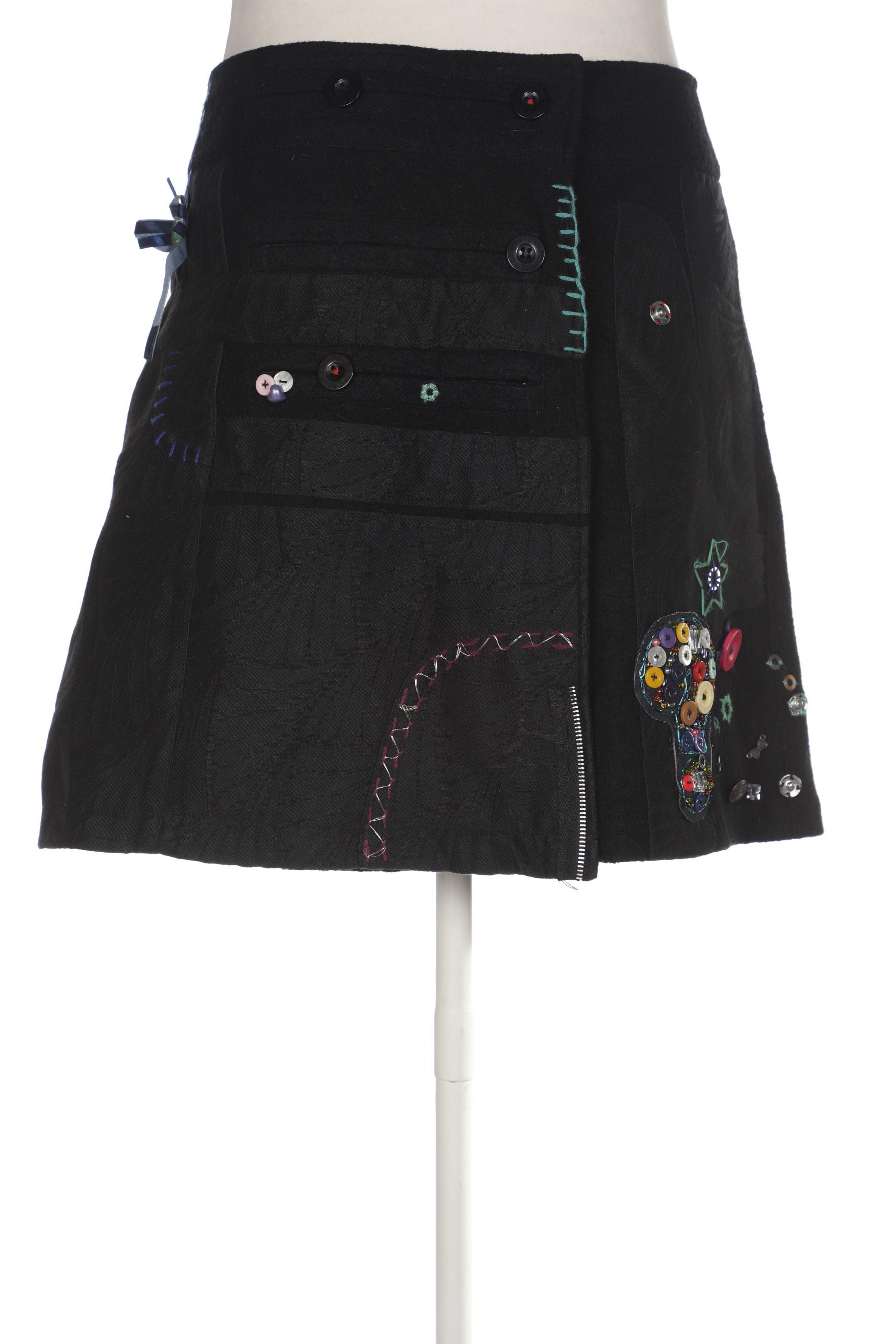 

Desigual Damen Rock, schwarz, Gr. 42