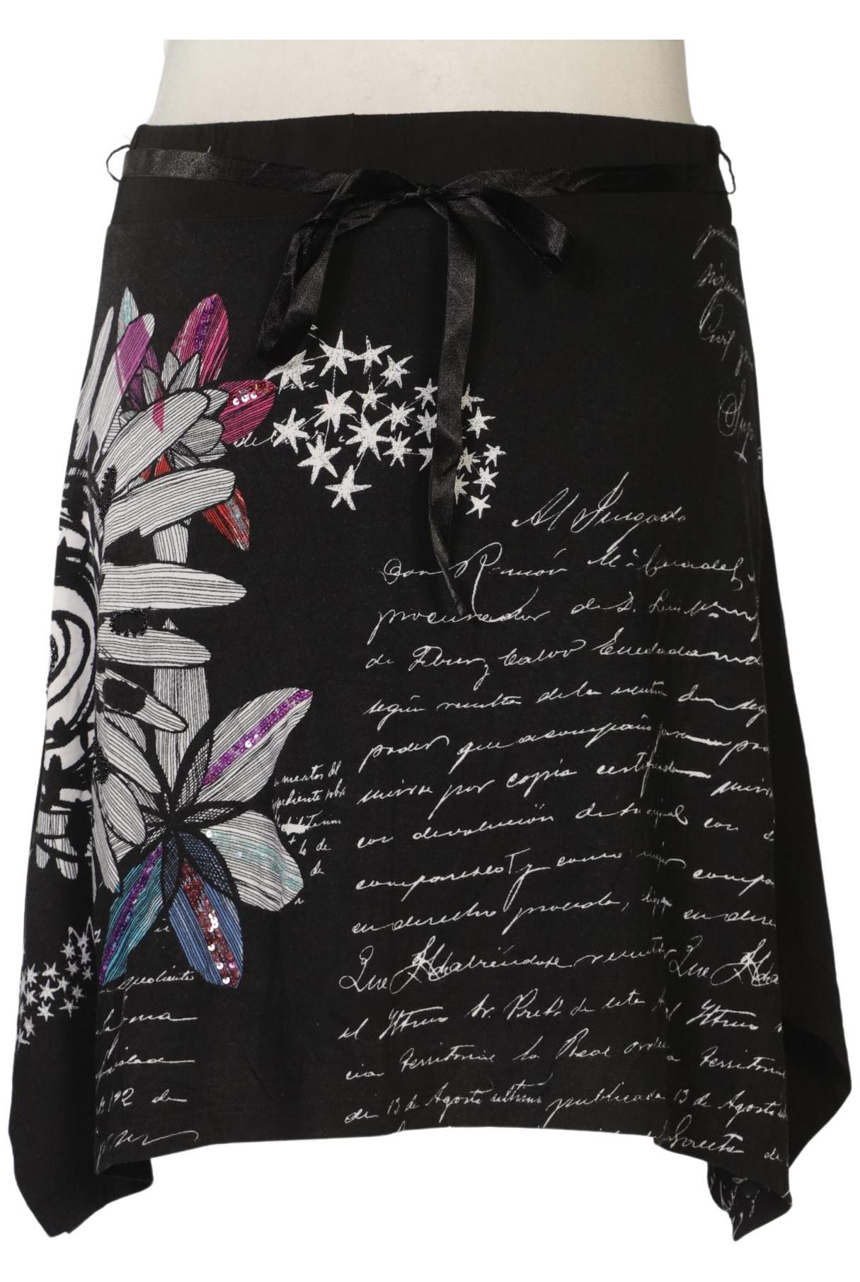 

Desigual Damen Rock, schwarz, Gr. 42