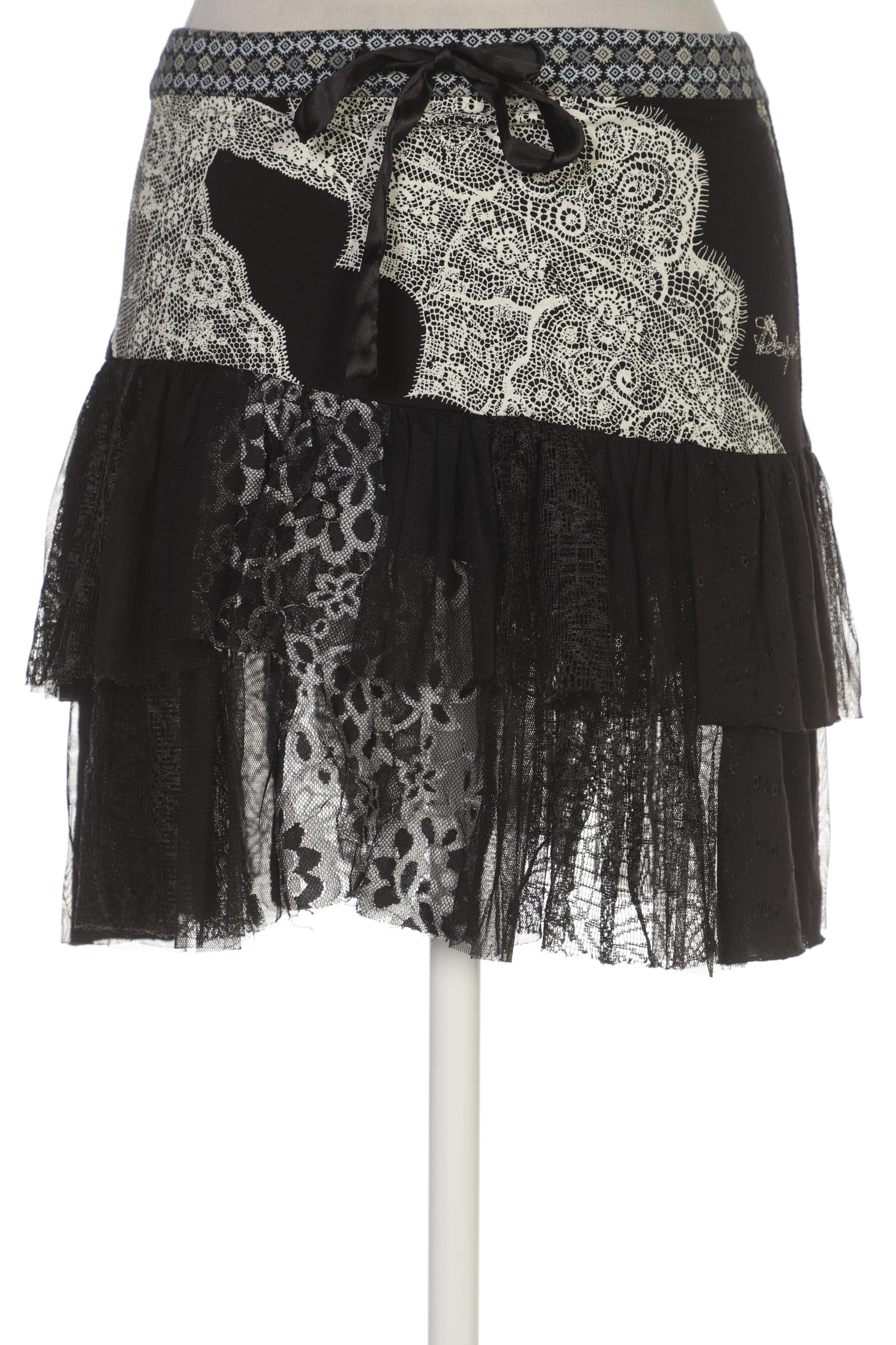 

Desigual Damen Rock, schwarz, Gr. 36