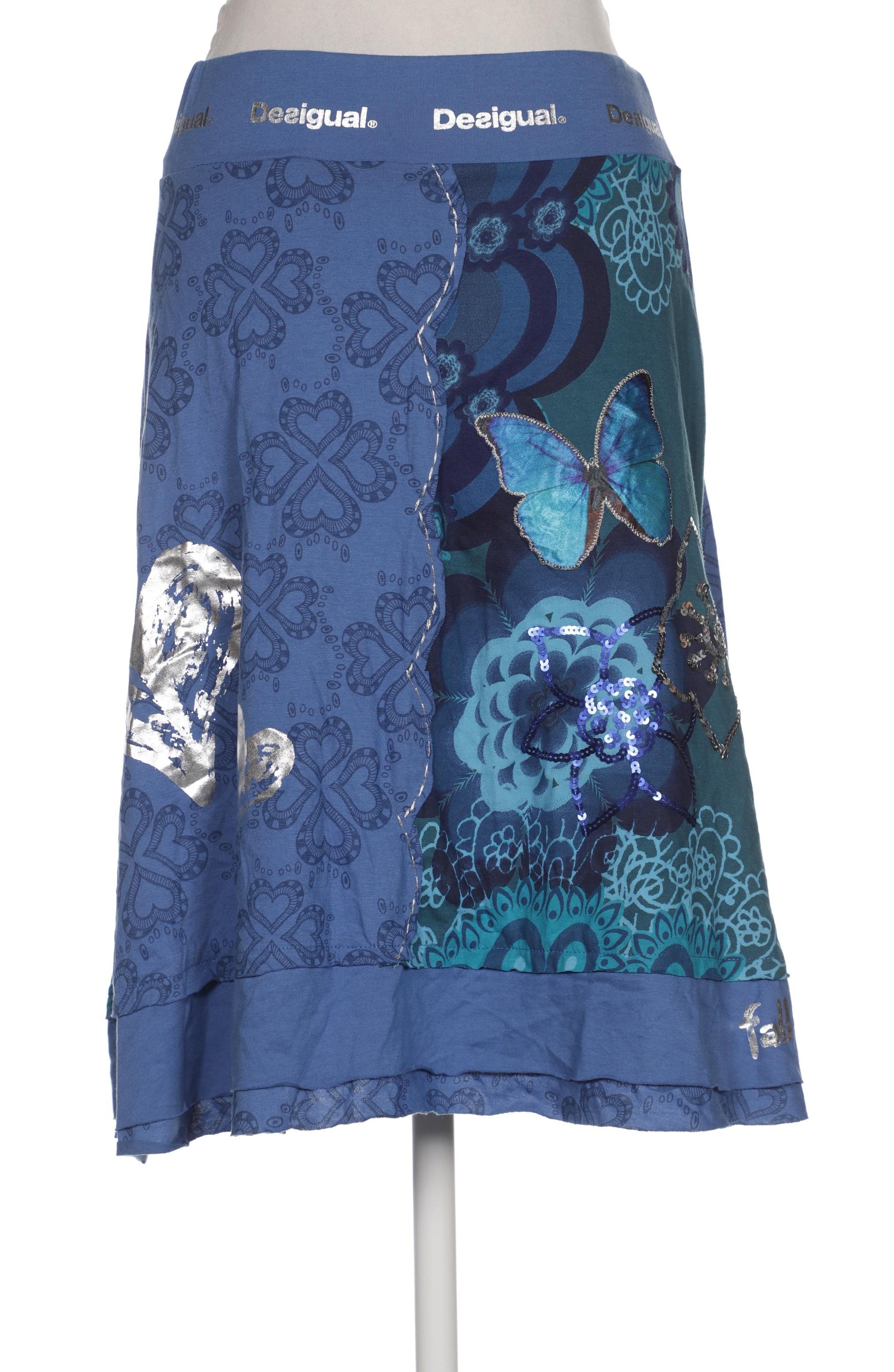 

Desigual Damen Rock, blau, Gr. 34