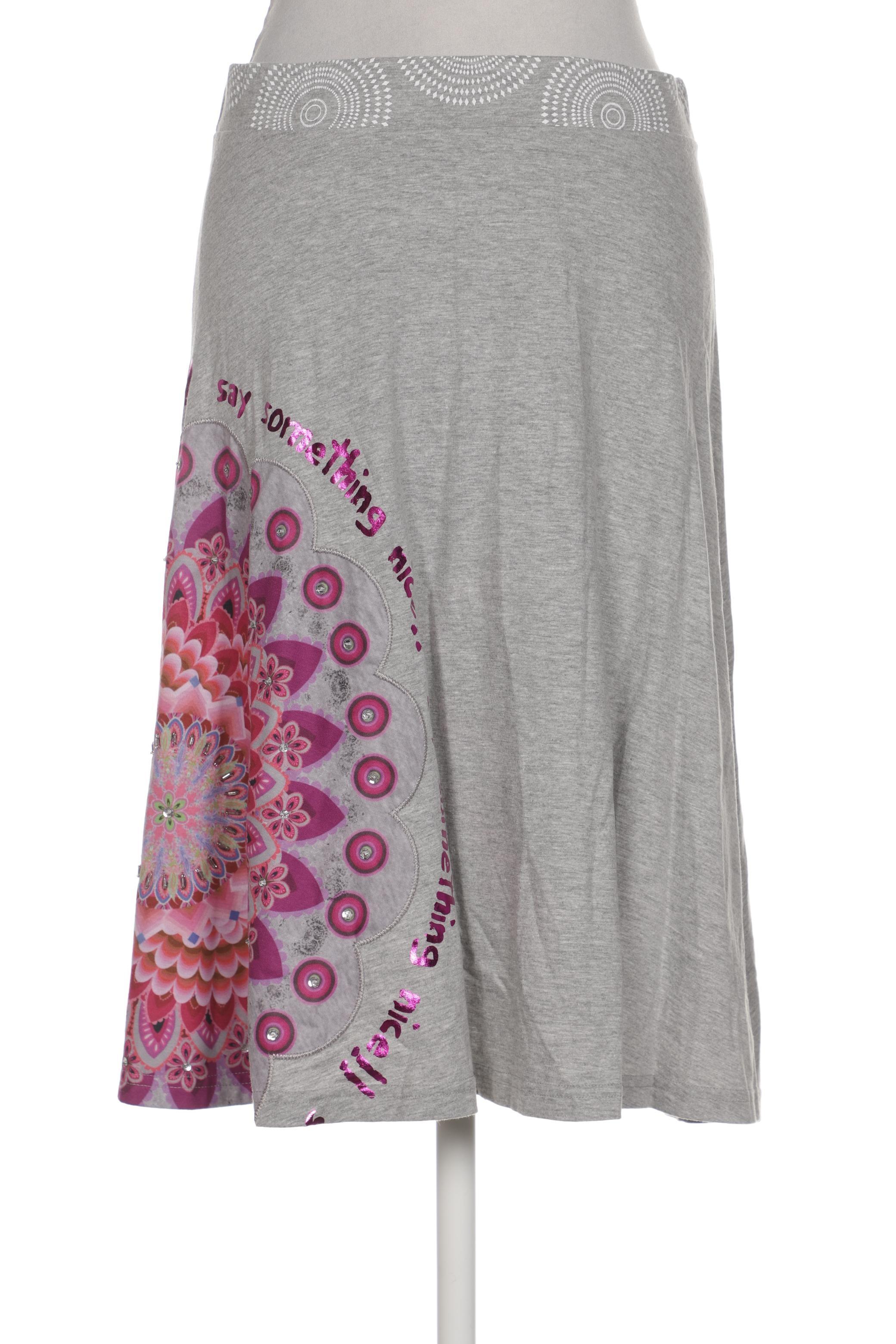 

Desigual Damen Rock, grau, Gr. 38