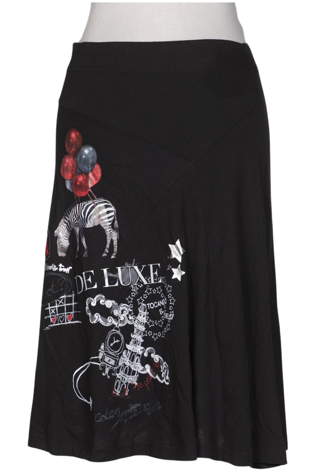 

Desigual Damen Rock, schwarz, Gr. 36