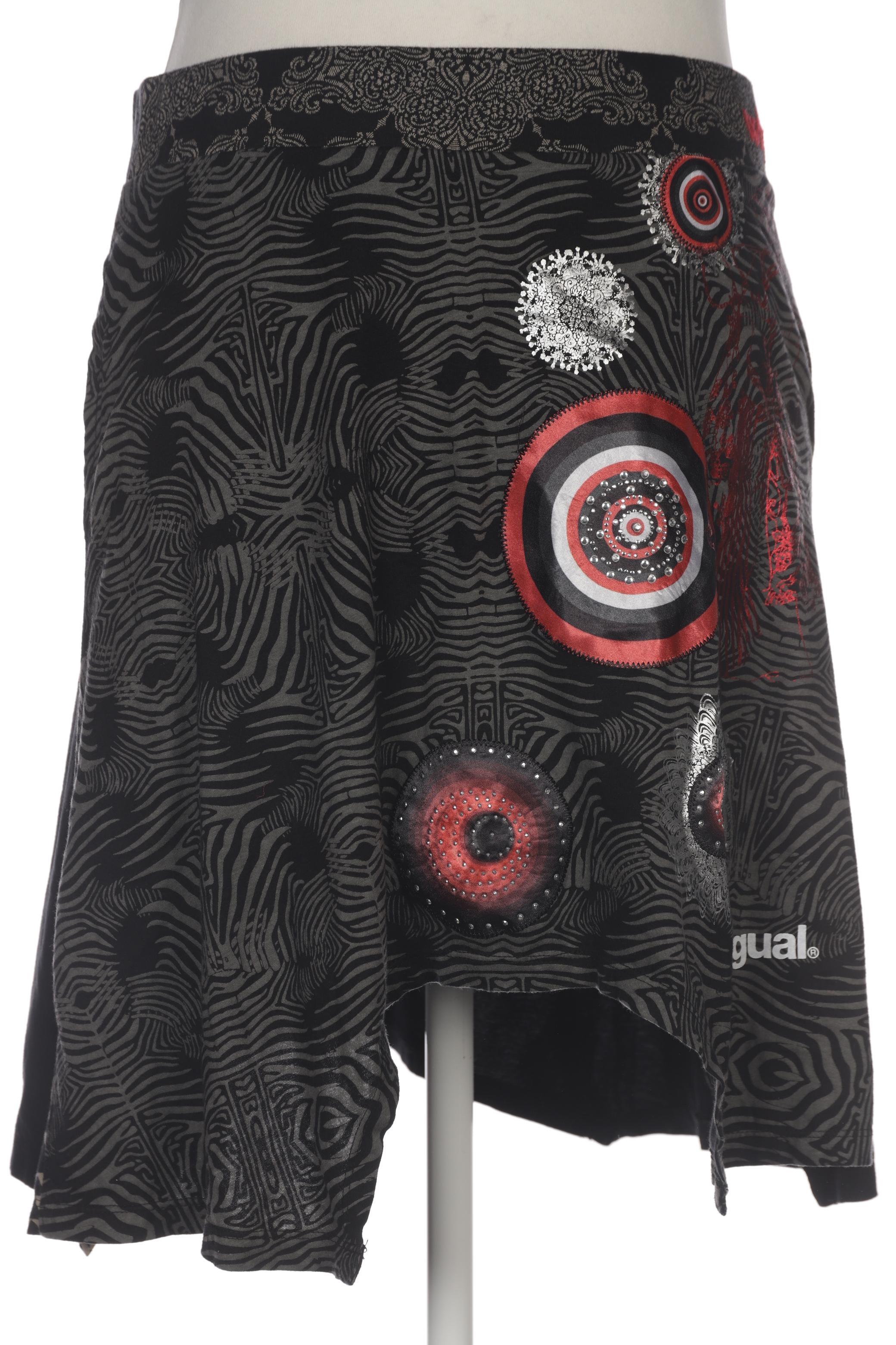 

Desigual Damen Rock, schwarz, Gr. 44