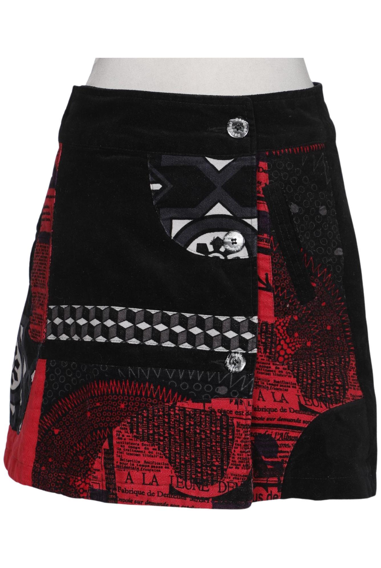 

Desigual Damen Rock, schwarz, Gr. 38
