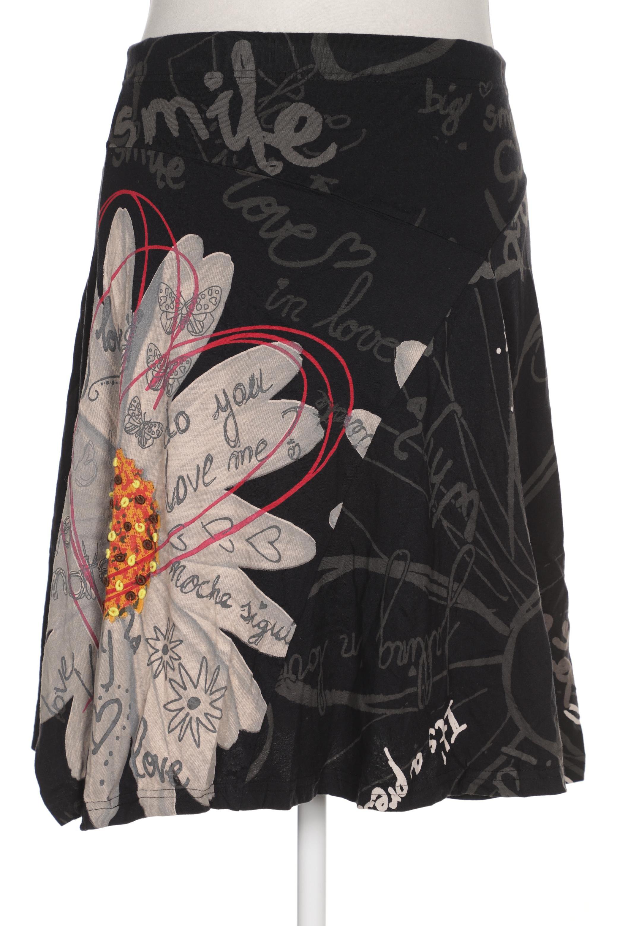 

Desigual Damen Rock, schwarz, Gr. 42