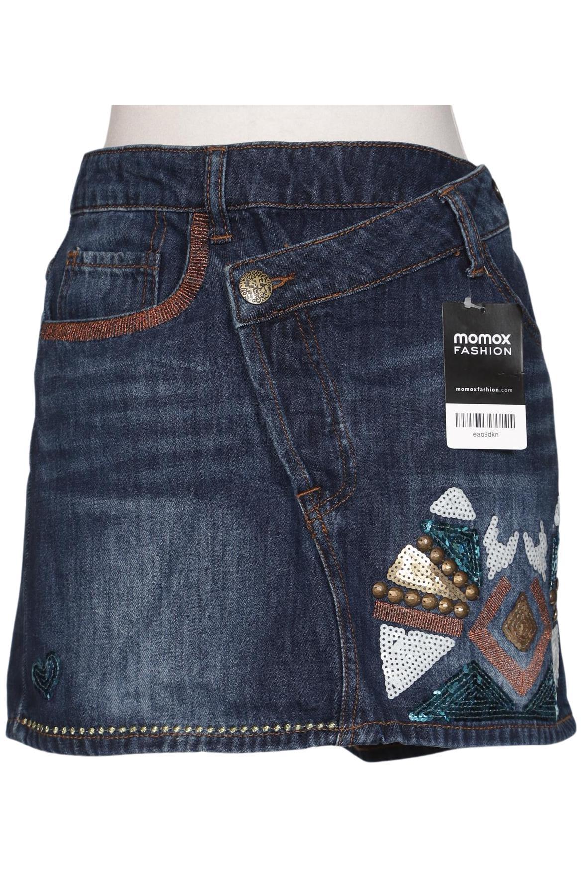 

Desigual Damen Rock, blau, Gr. 40