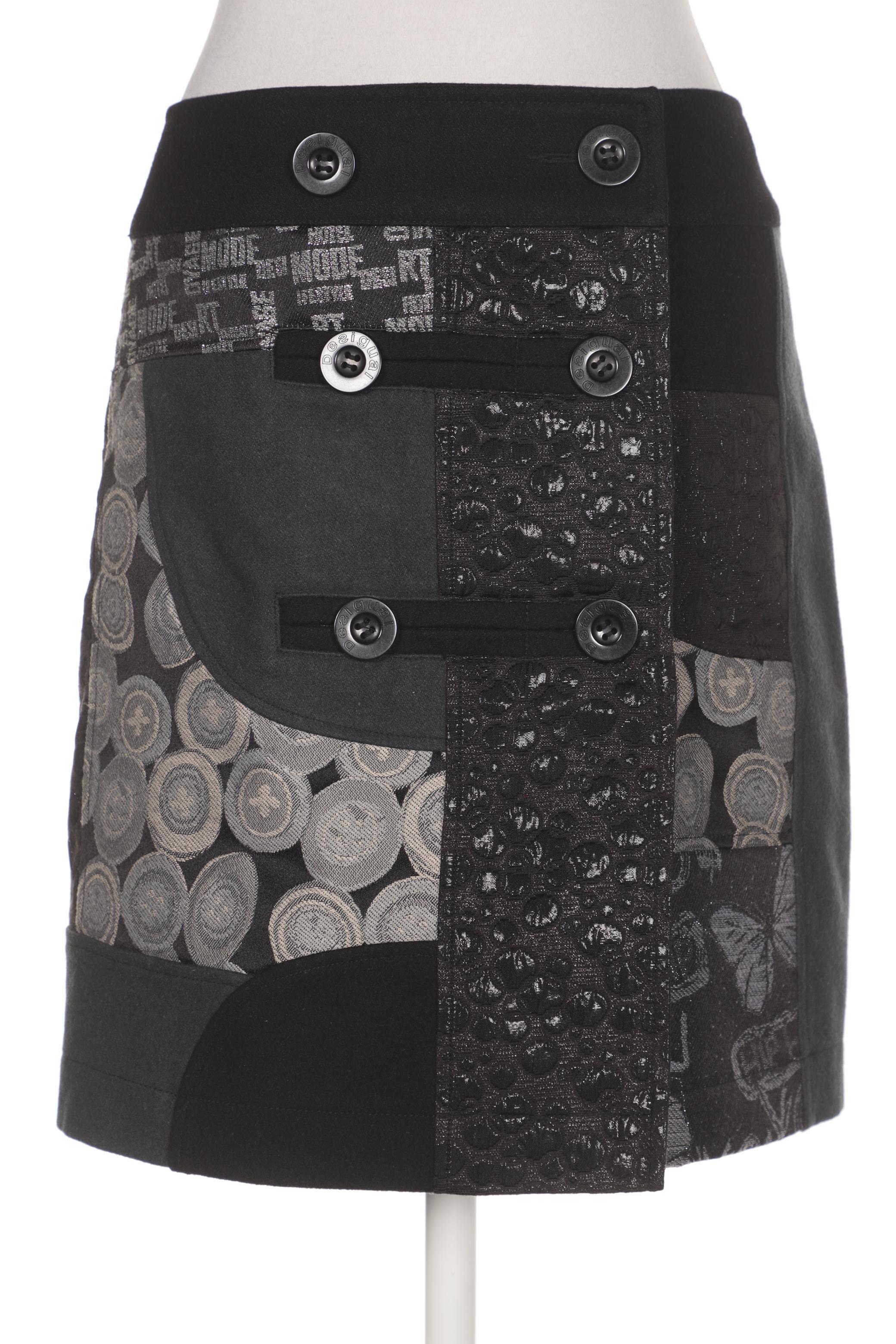 

Desigual Damen Rock, schwarz, Gr. 40