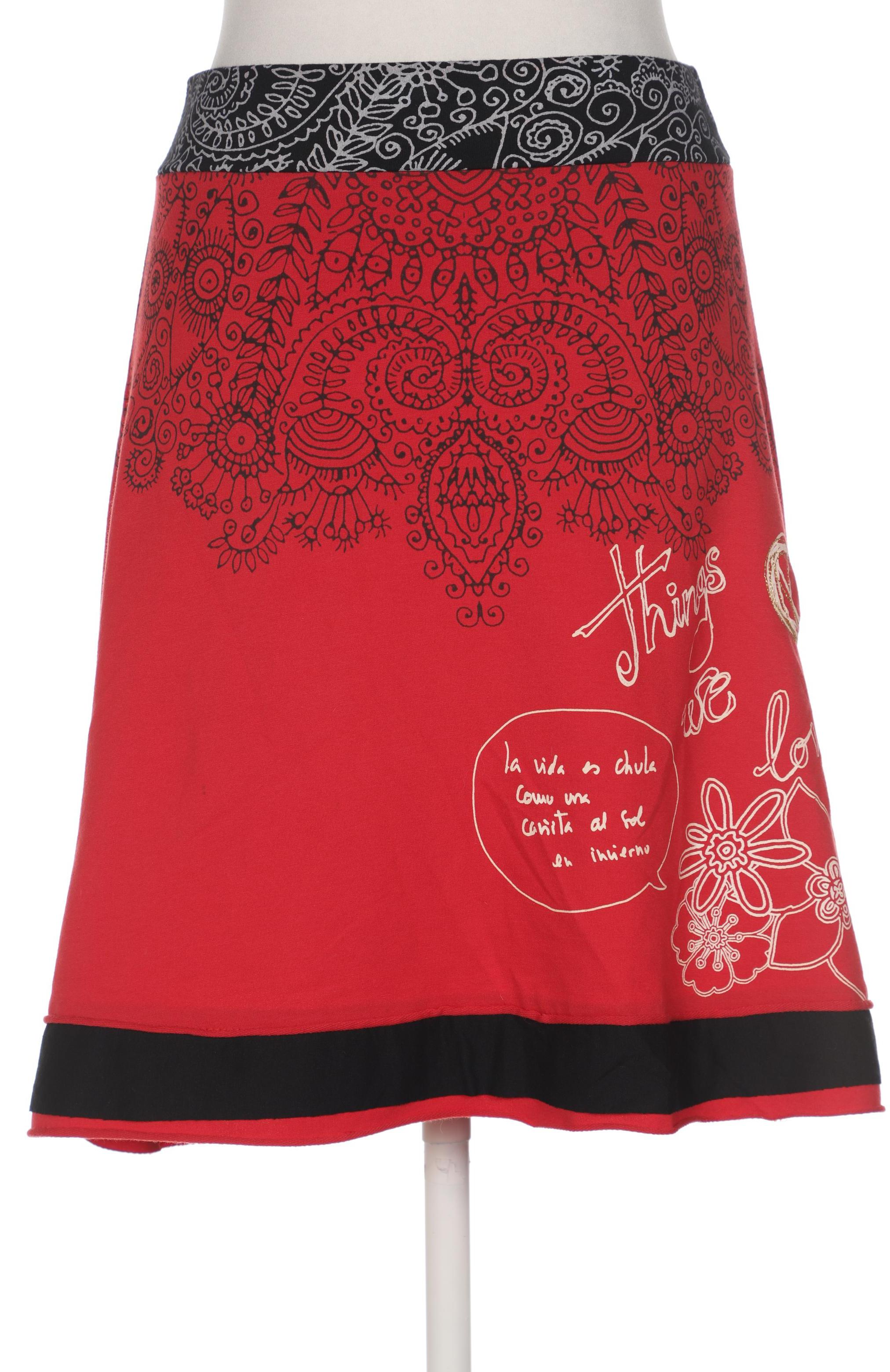 

Desigual Damen Rock, rot, Gr. 38