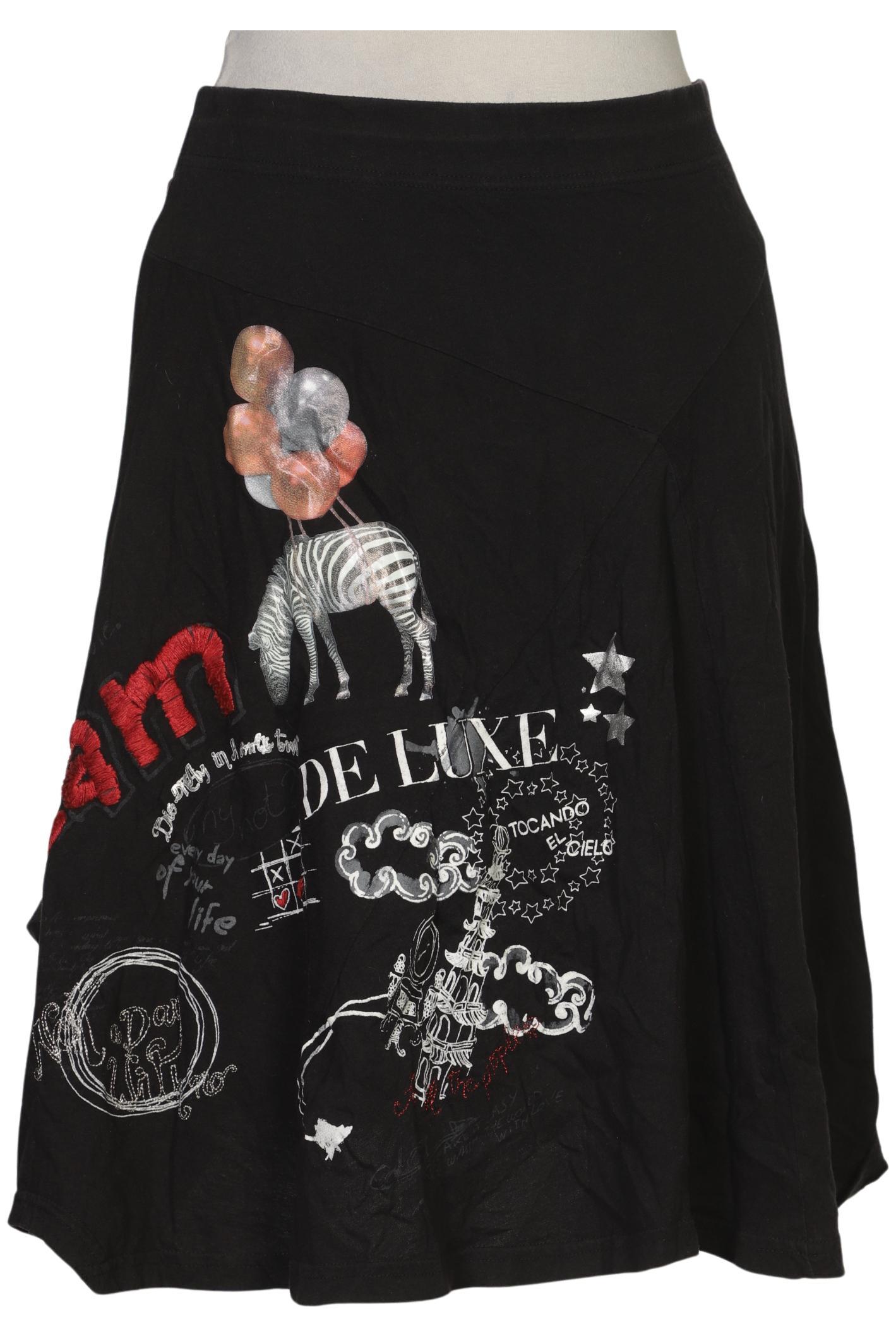 

Desigual Damen Rock, schwarz, Gr. 36
